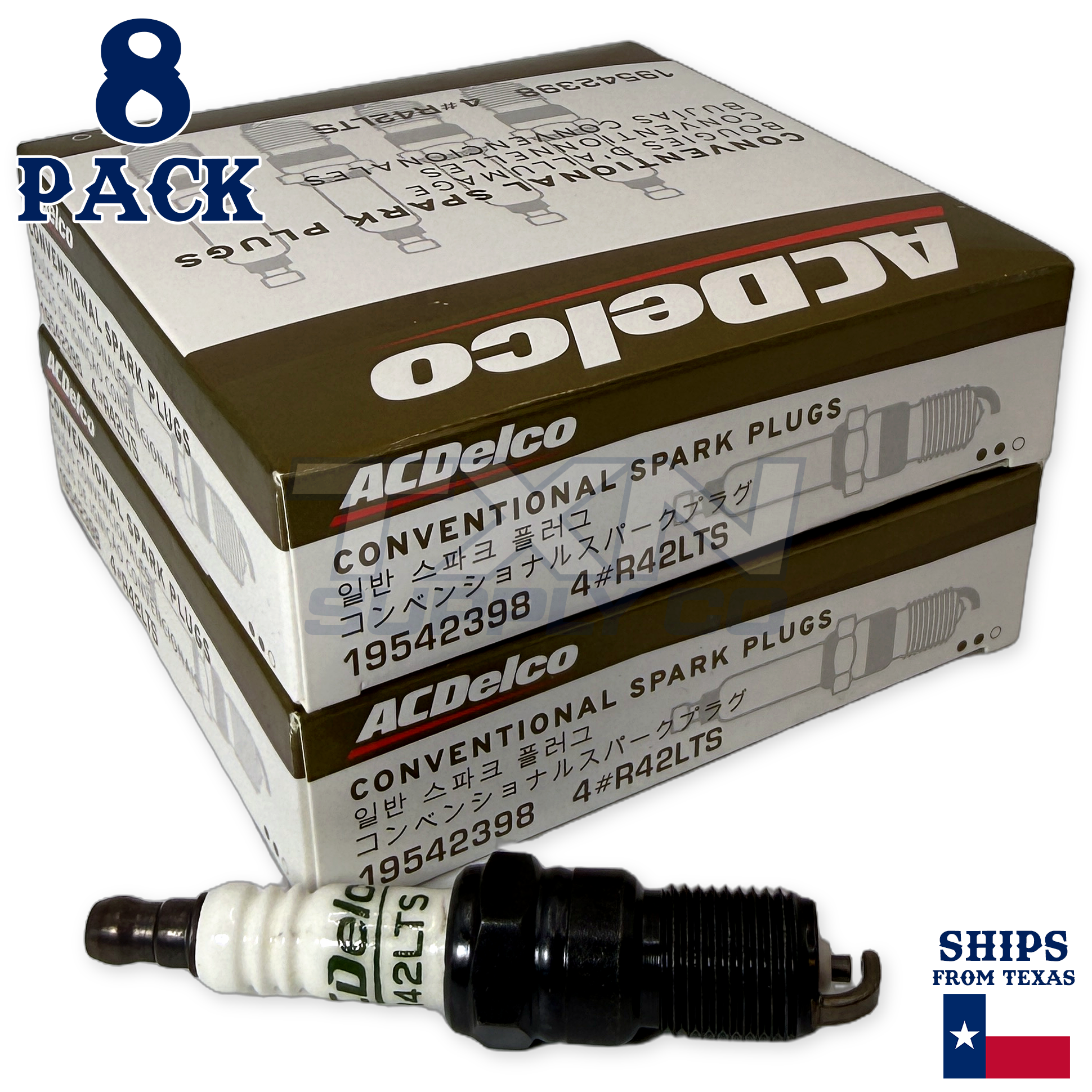 8 Pack ACDelco Standard Spark Plugs 2005-2008 for Ford Falcon 5.4L - Image 1