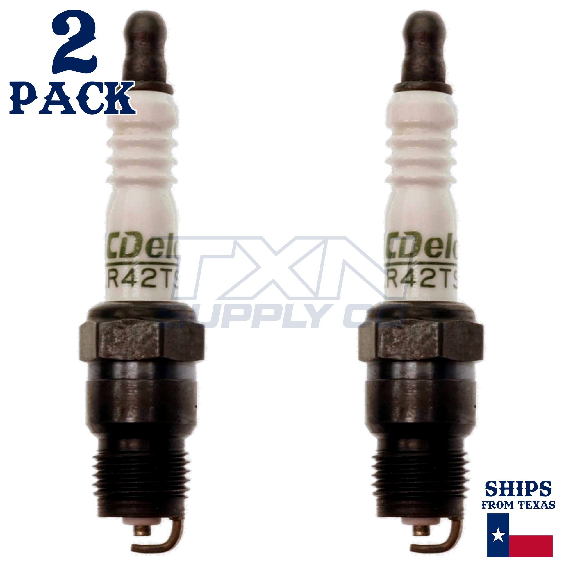 2 Pack Genuine GM ACDelco Spark Plugs R42TS - Image 2