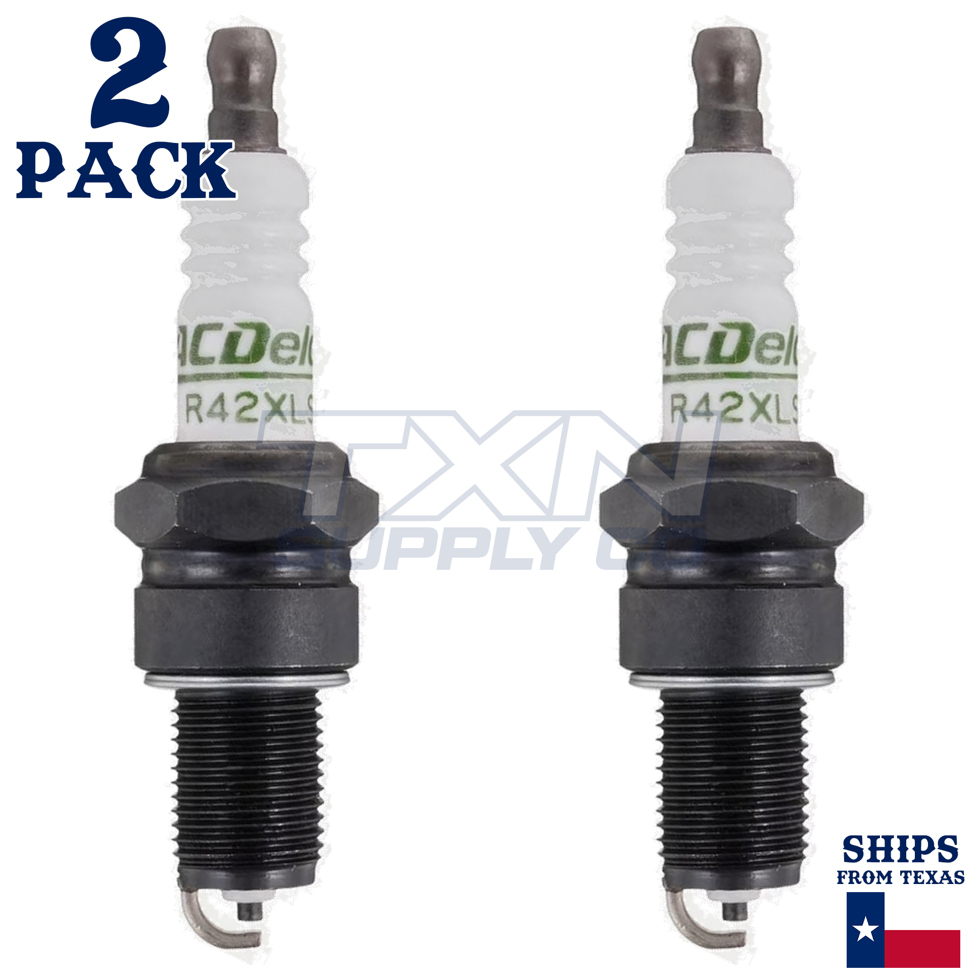 2 Pack Genuine GM ACDelco Spark Plugs R42XLS - Image 2