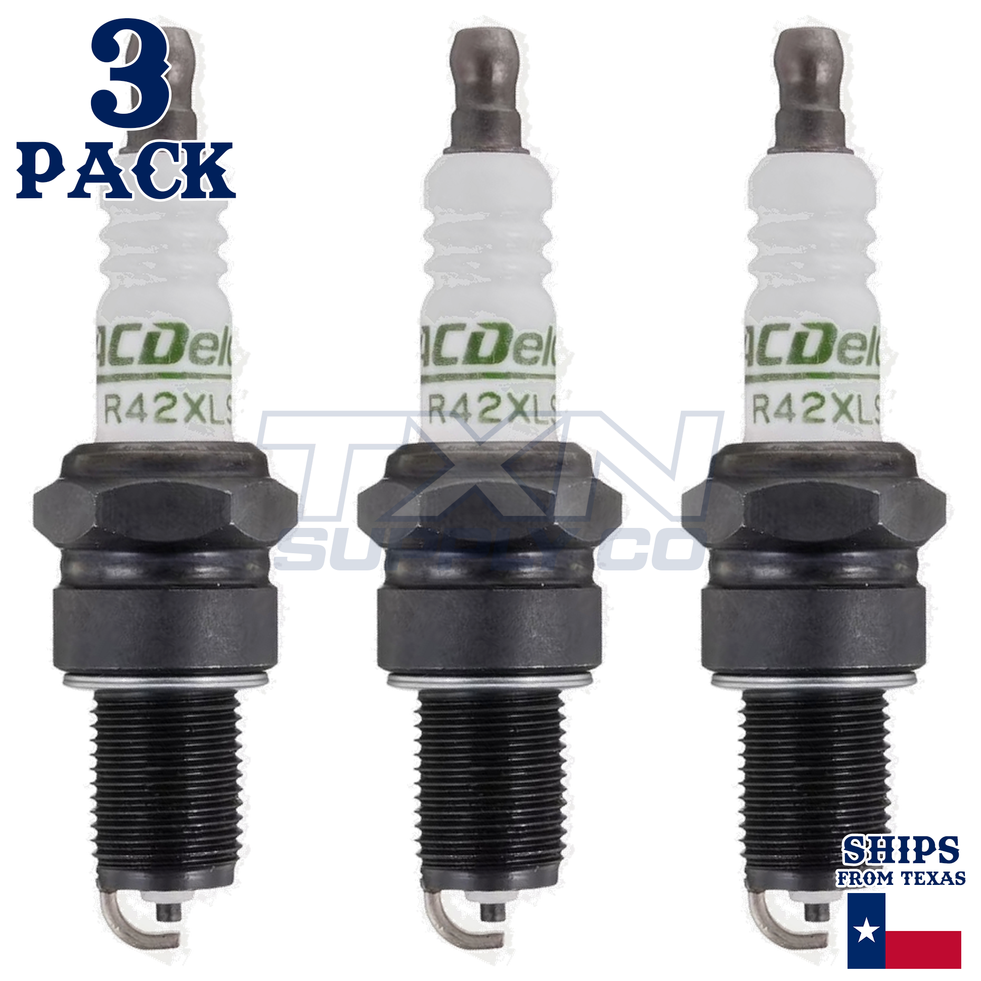 1990-1997 Geo Metro 1.0L ACDelco Spark Plugs - 3 Pack - Image 2