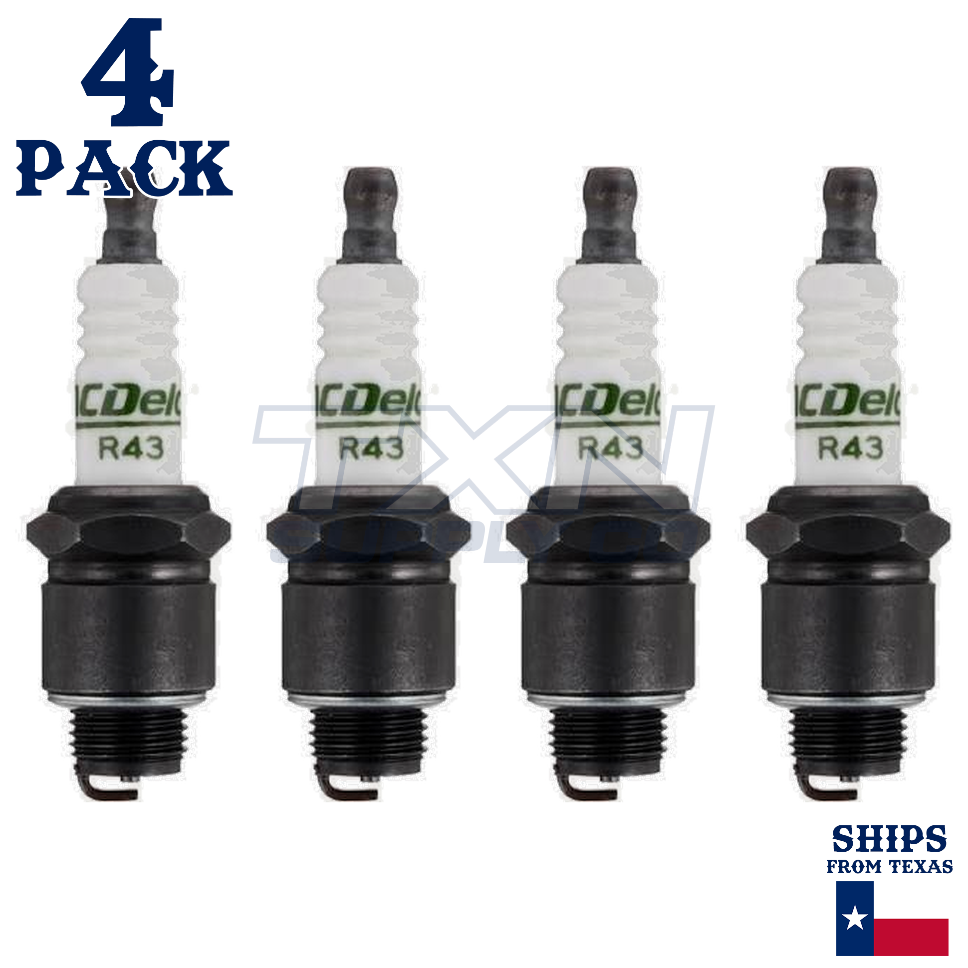 4 Pack Genuine GM ACDelco Spark Plugs R43 - Image 2