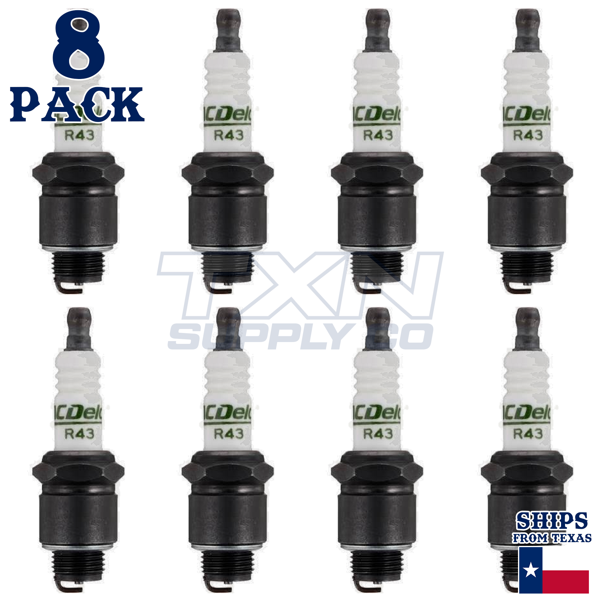 1967 GMC C25/C2500 Pickup 5.3L ACDelco Spark Plugs - 8 Pack - Image 2