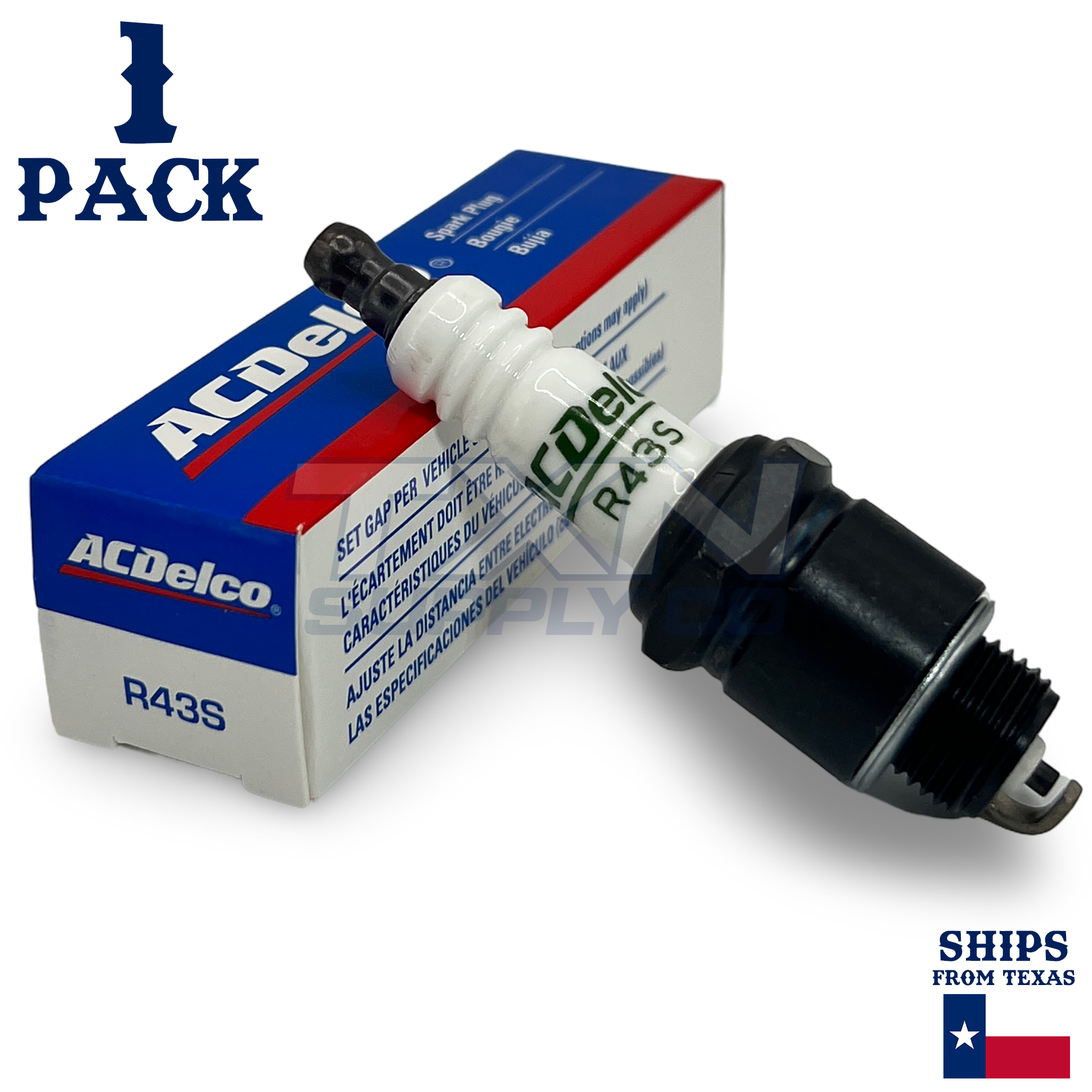 1 Pack Genuine GM ACDelco Spark Plugs R43S - Image 1