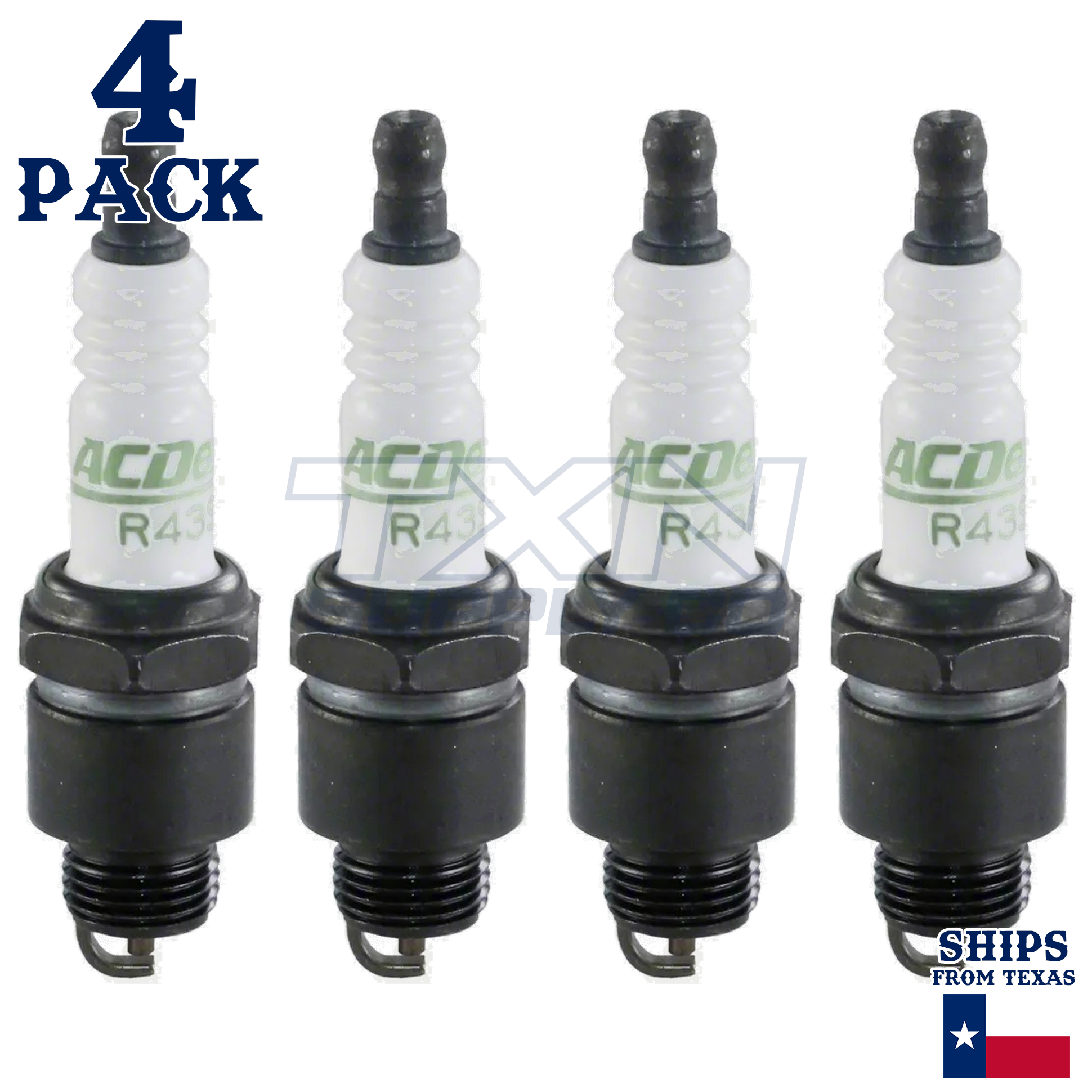 4 Pack Genuine GM ACDelco Spark Plugs R43S - Image 2