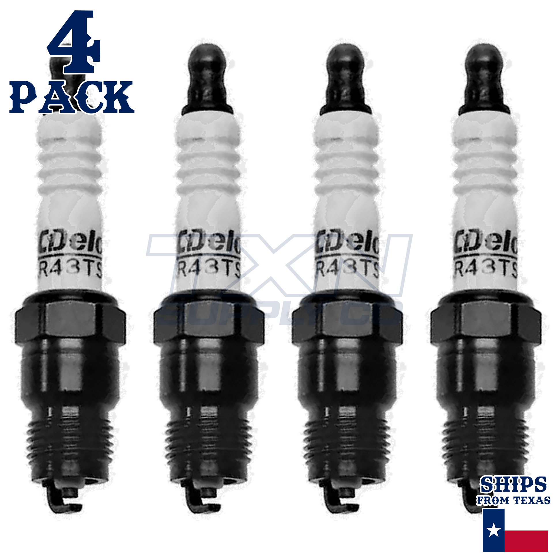 ACDelco R43TS Copper Spark Plug - 4 Pack - 19354419 GM OEM - Image 2