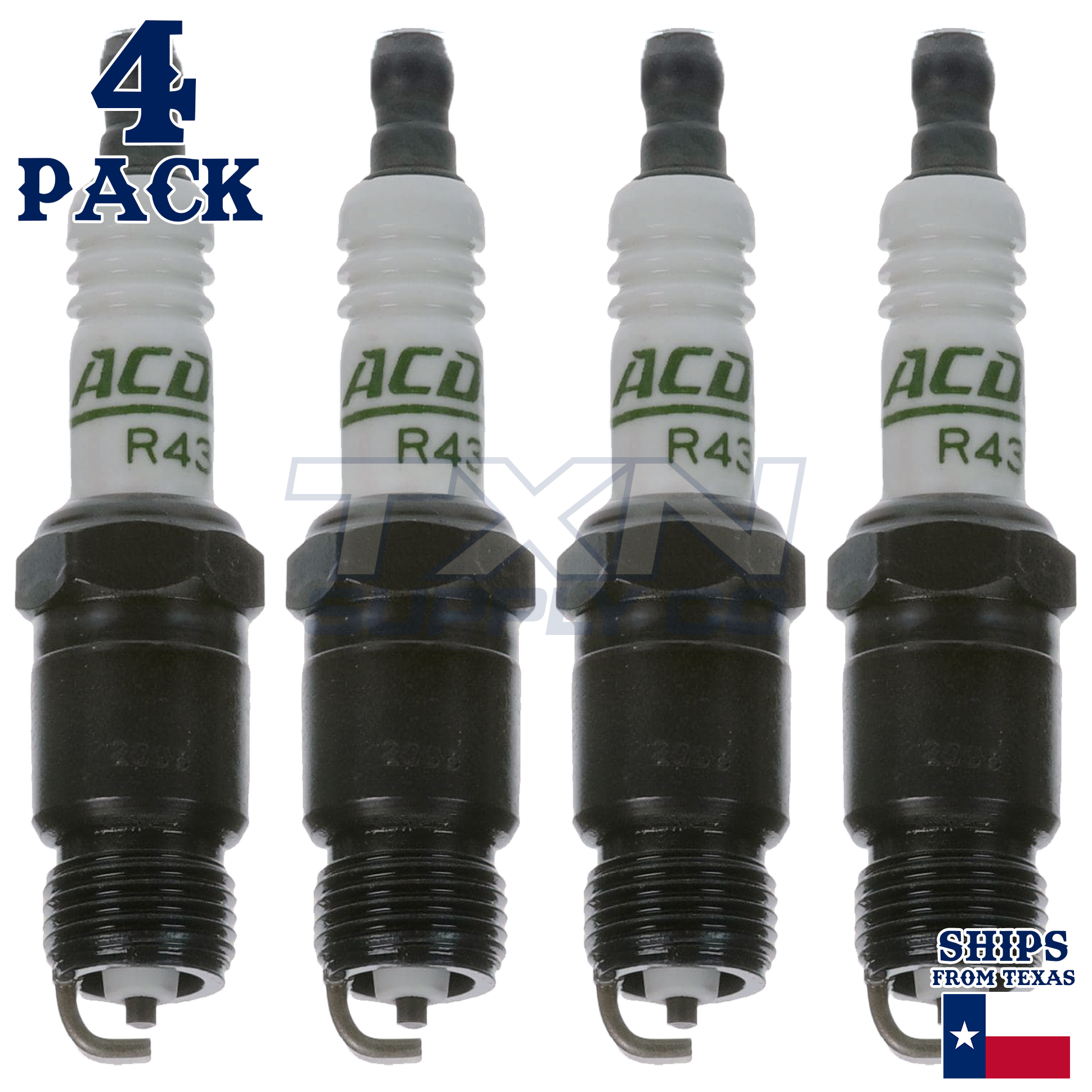 ACDelco R43TS Spark Plugs 4 Pack