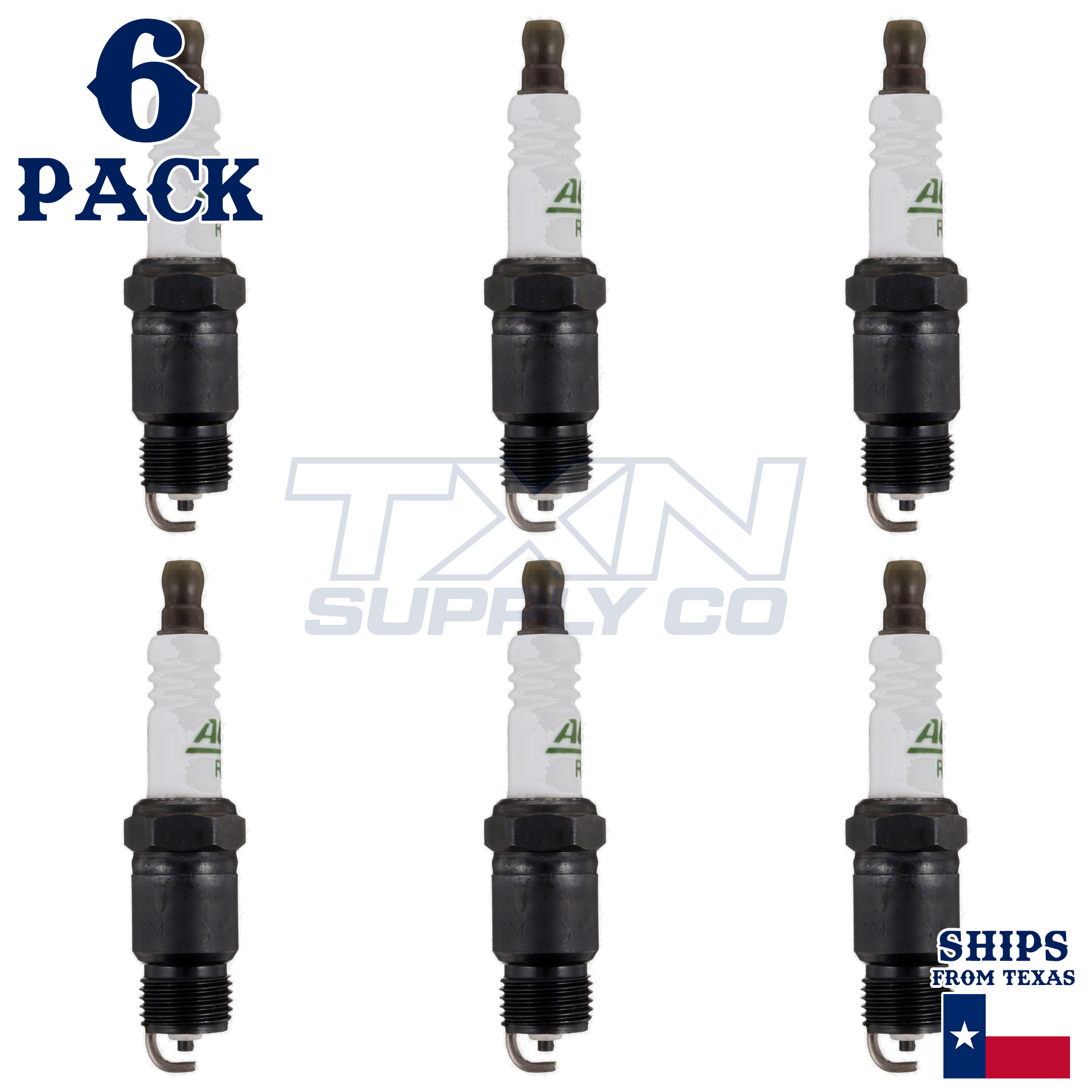 6 Pack Genuine GM ACDelco Spark Plugs R43TS6 - Image 2