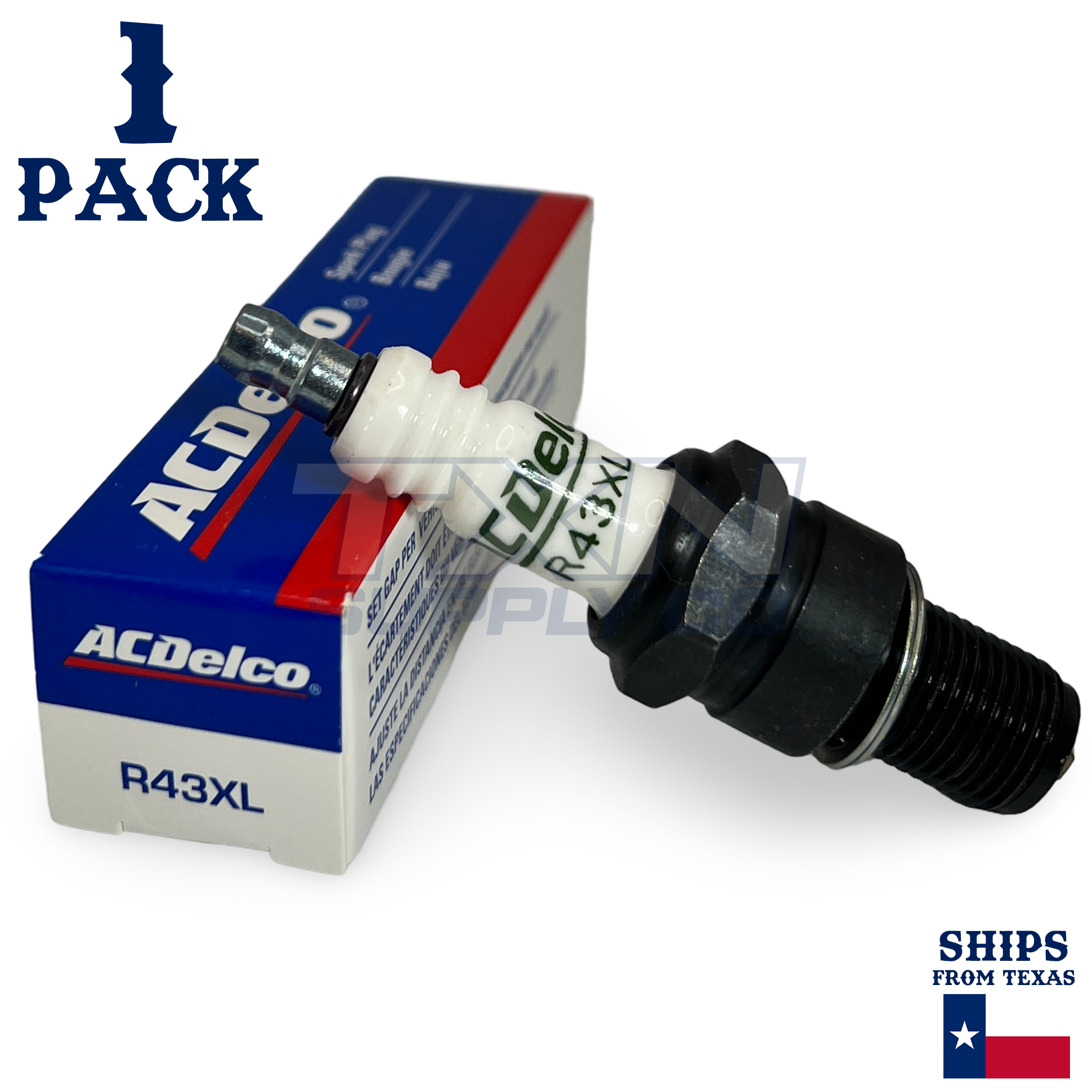 1 Pack Genuine GM ACDelco Spark Plugs R43XL - Image 1