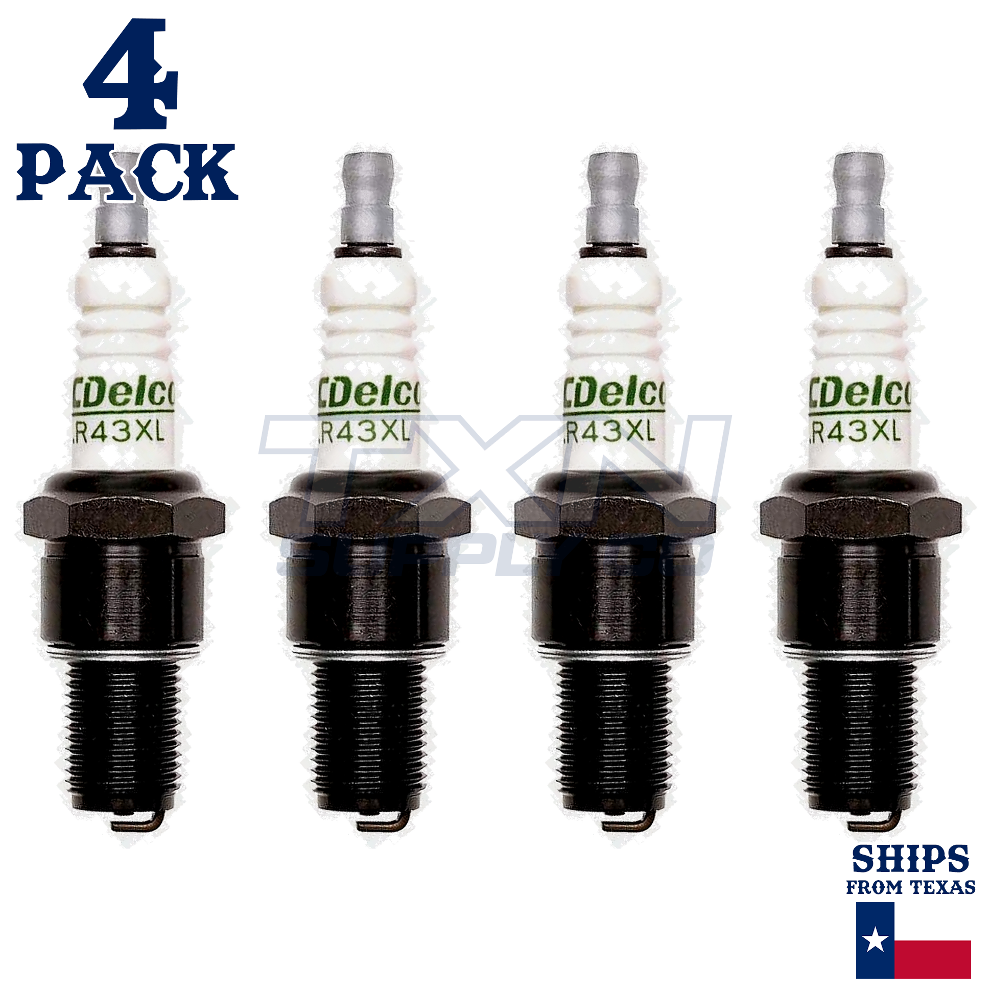 4 Pack Genuine GM ACDelco Spark Plugs R43XL - Image 2