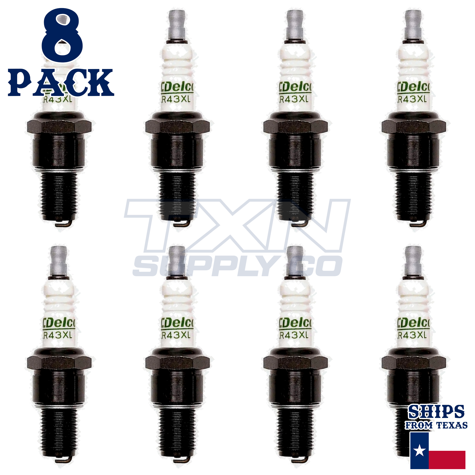 1970 Chevrolet Chevelle 7.4L ACDelco Spark Plugs - 8 Pack - Image 2