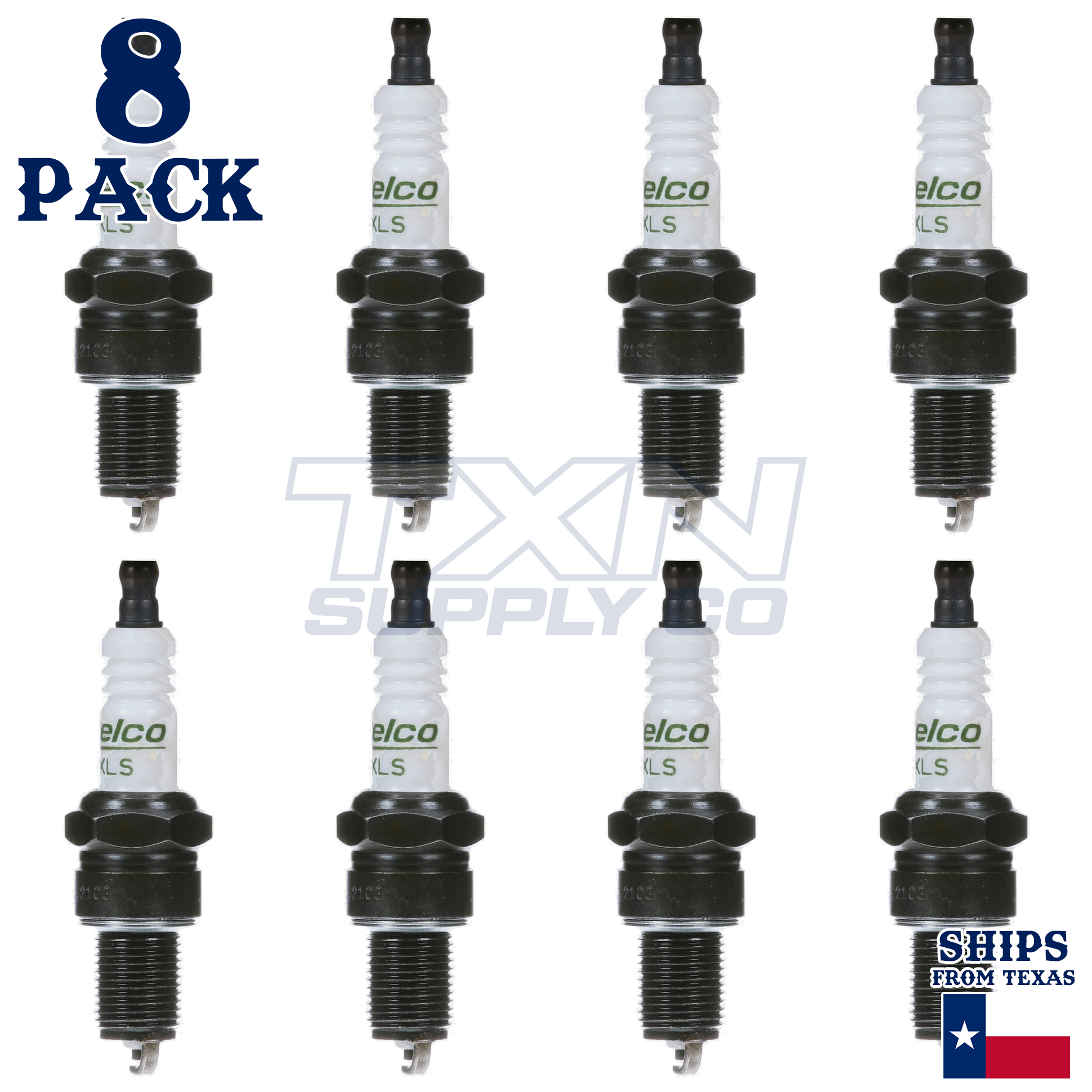 8 Pack Genuine GM ACDelco Spark Plugs R43XLS - Image 2