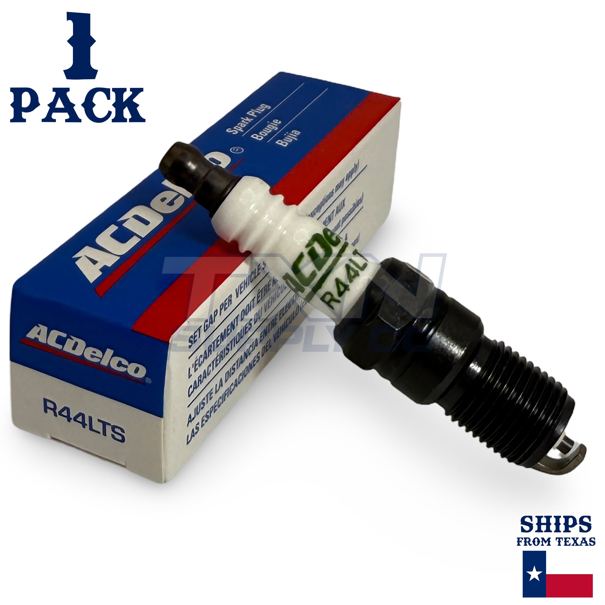 1 Pack Genuine GM ACDelco Spark Plug R44LTS - Image 1