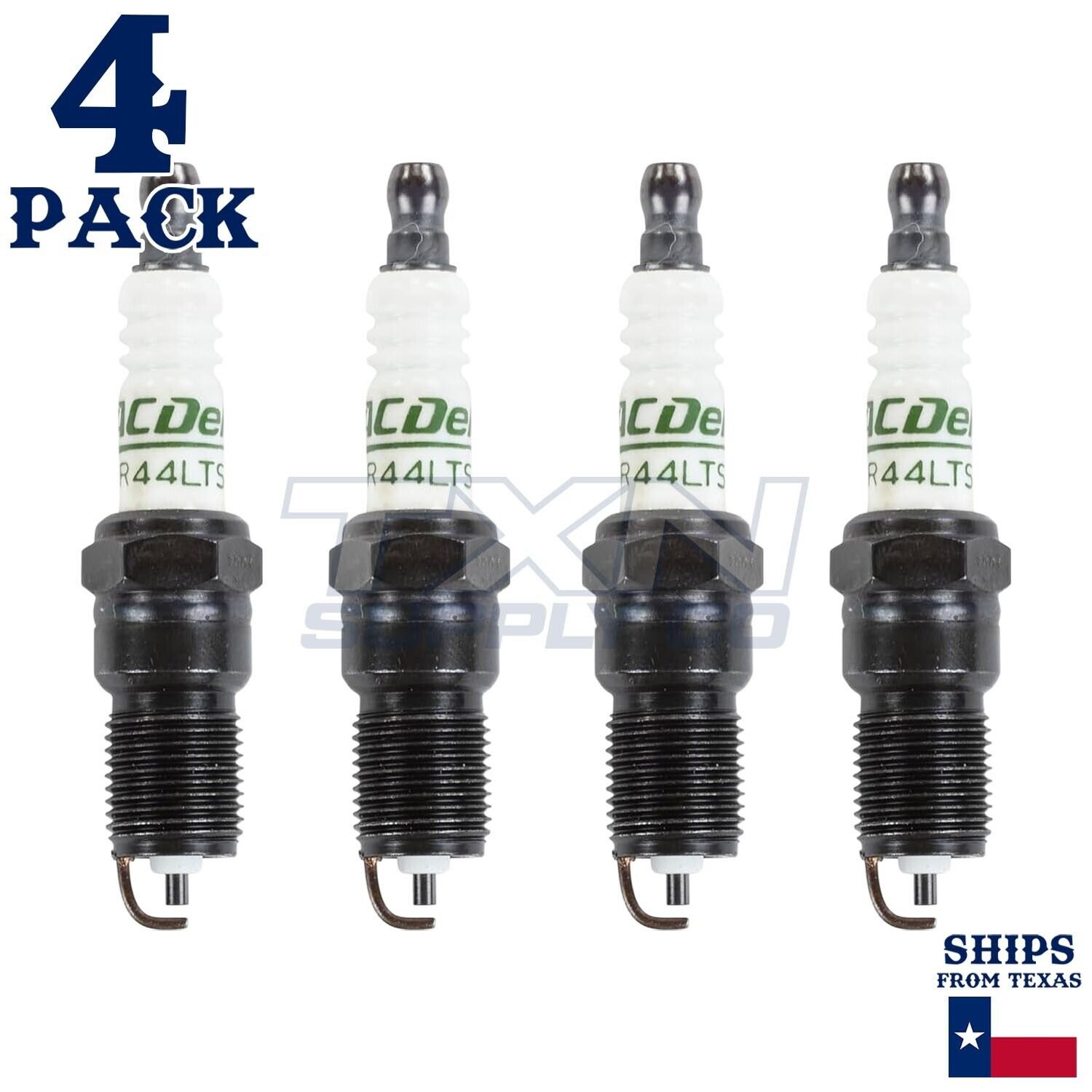 4 Pack Genuine GM ACDelco Spark Plugs R44LTSM