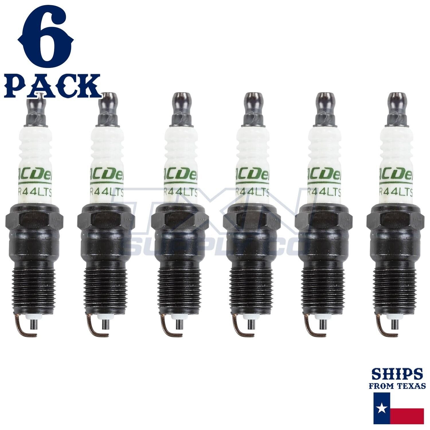 1990-1993 Chevrolet Beretta 3.1L ACDelco Spark Plugs - 6 Pack - Image 1