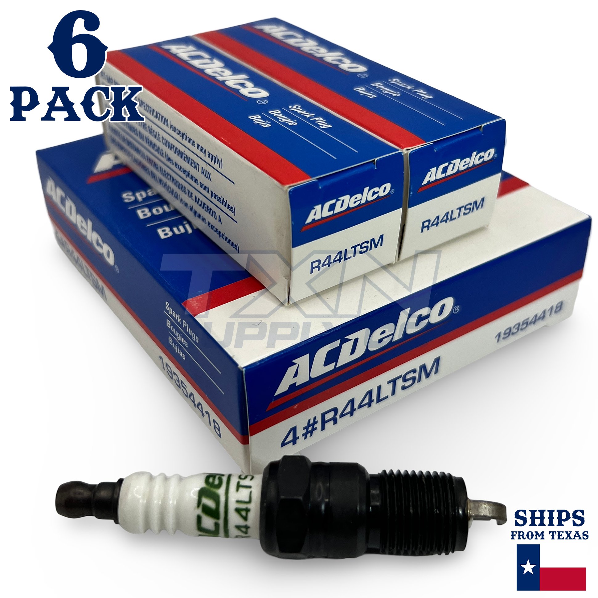 ACDelco R44LTSM 19157998 Conventional Spark Plug - 6 Pack - Image 1