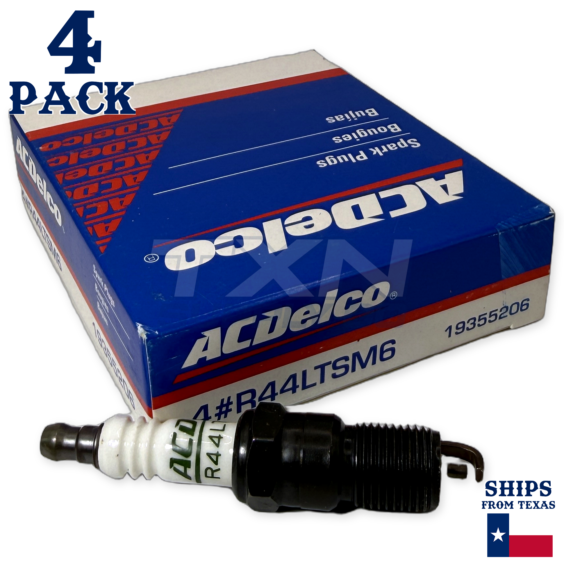 1994-1996 Chevrolet Cavalier 2.2L ACDelco Spark Plugs - 4 Pack