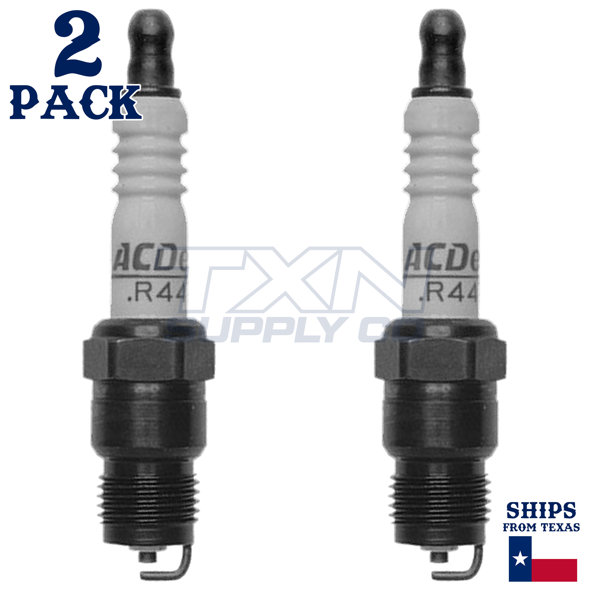 ACDelco R44TS Spark Plugs 2 Pack - Image 1