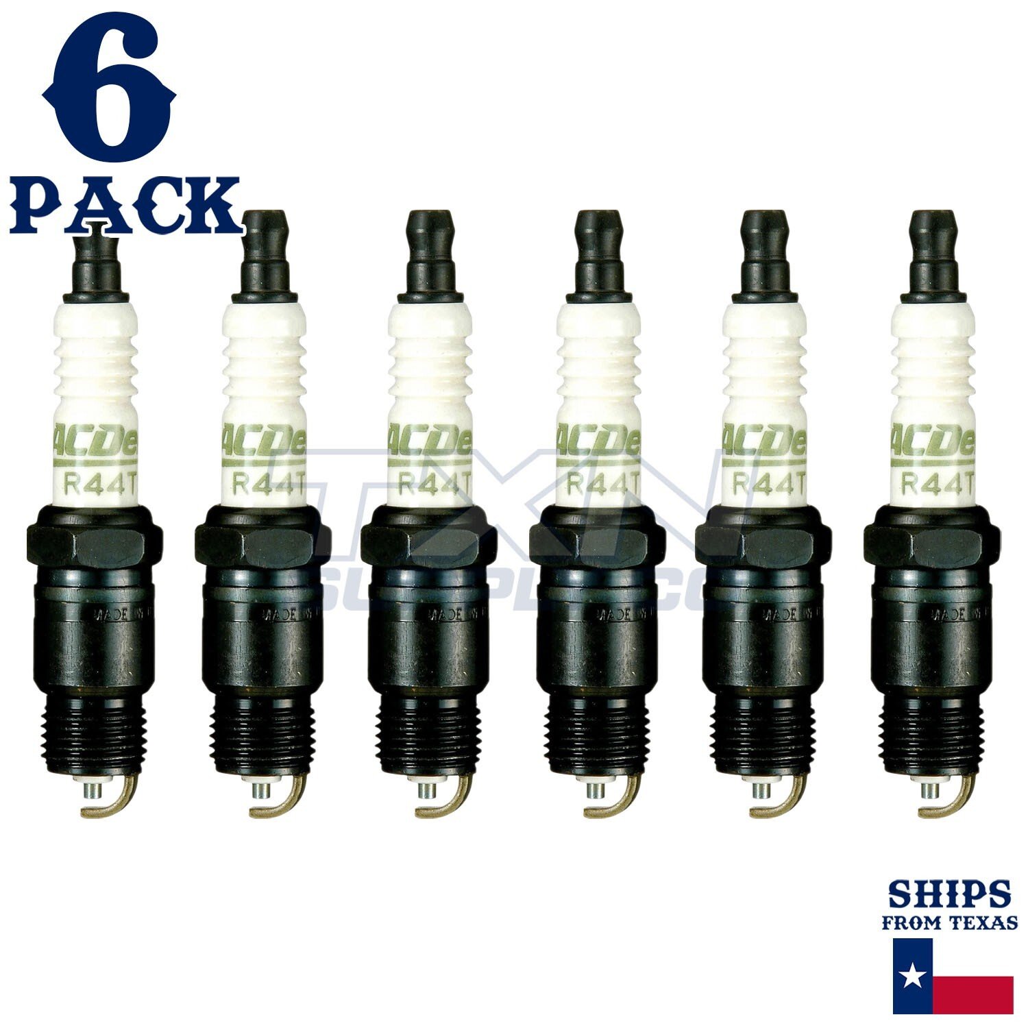 6 Pack ACDelco Spark Plugs R44TS