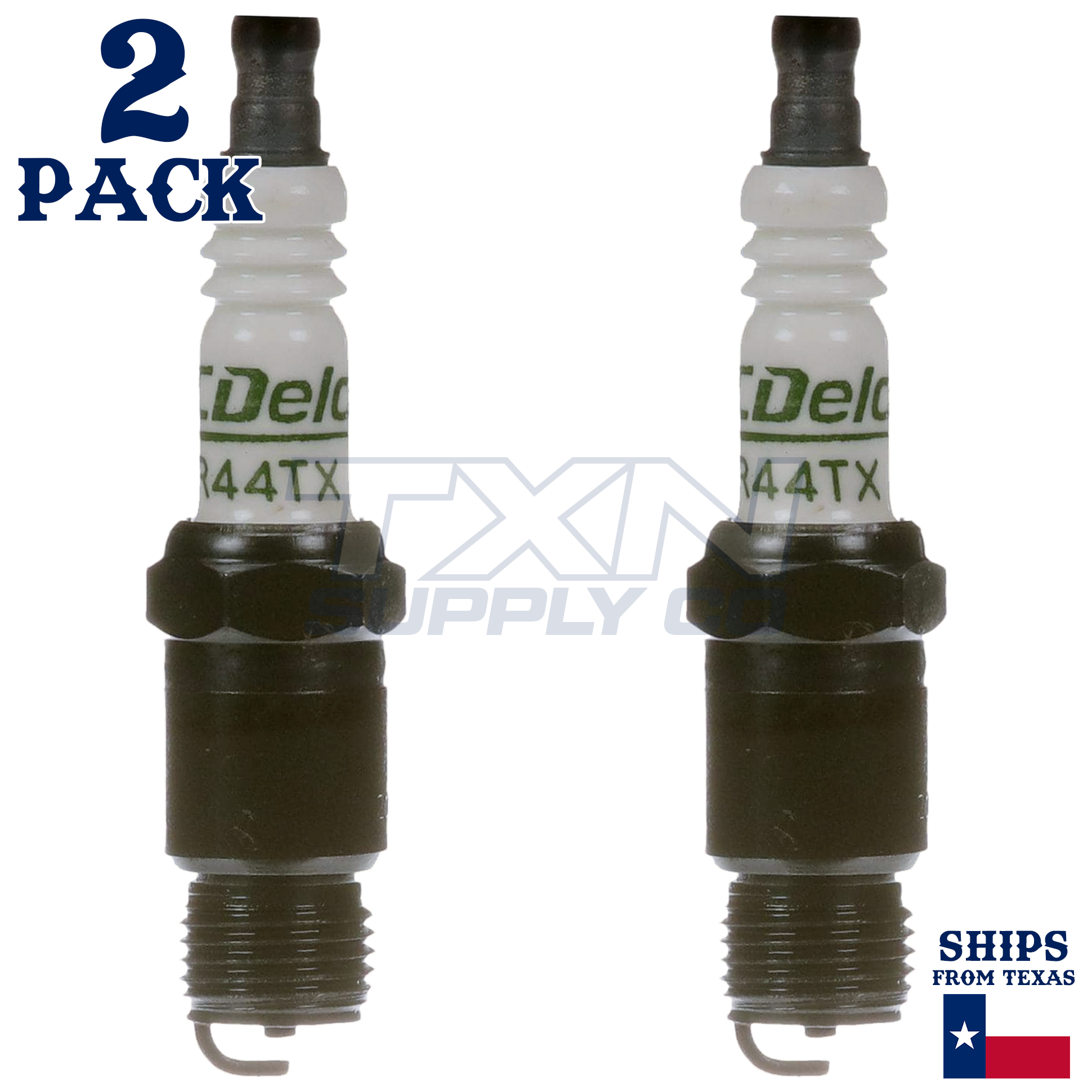 ACDelco R44TX Spark Plugs 2 Pack - Image 1