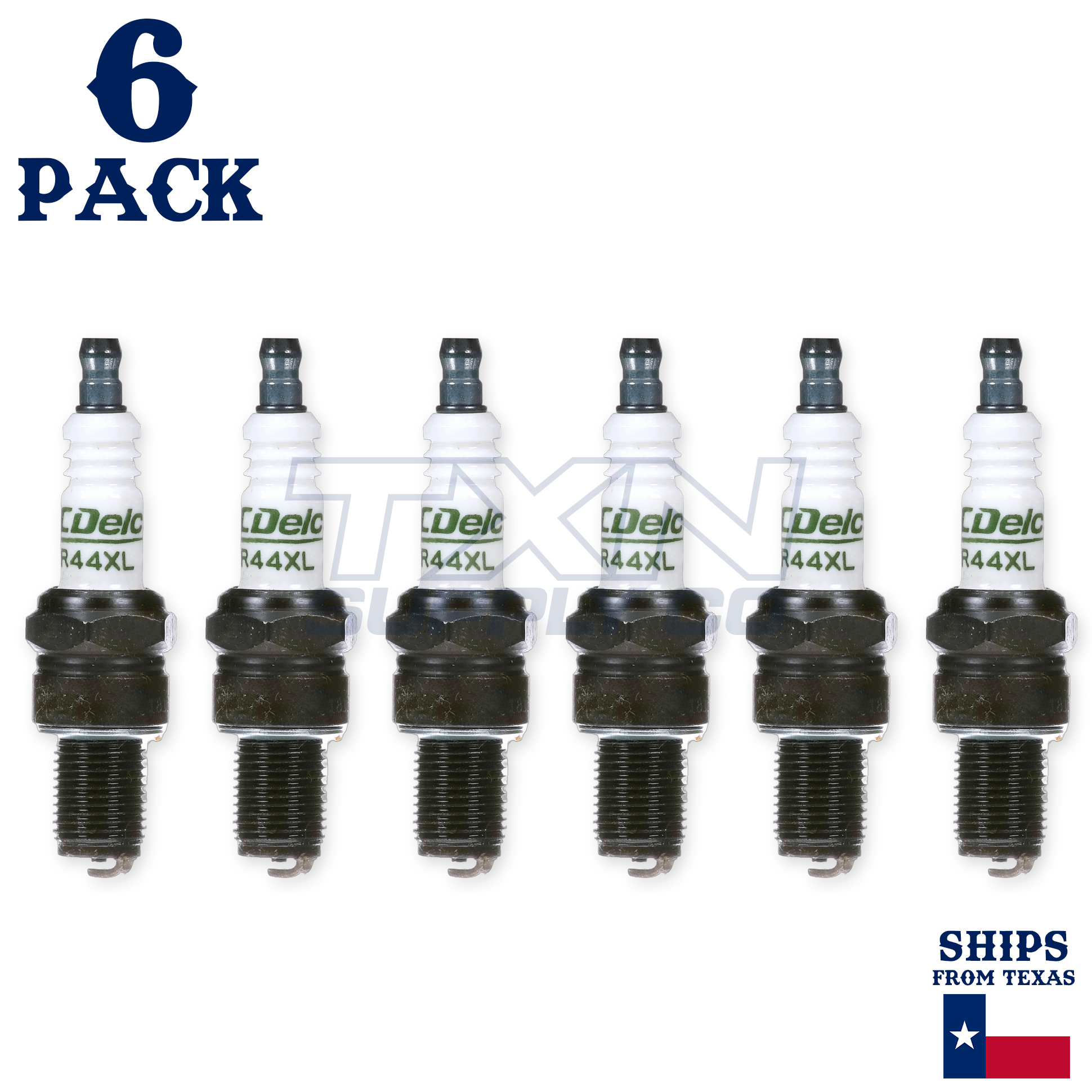 6 Pack Genuine GM ACDelco Spark Plugs R44XL - Image 1