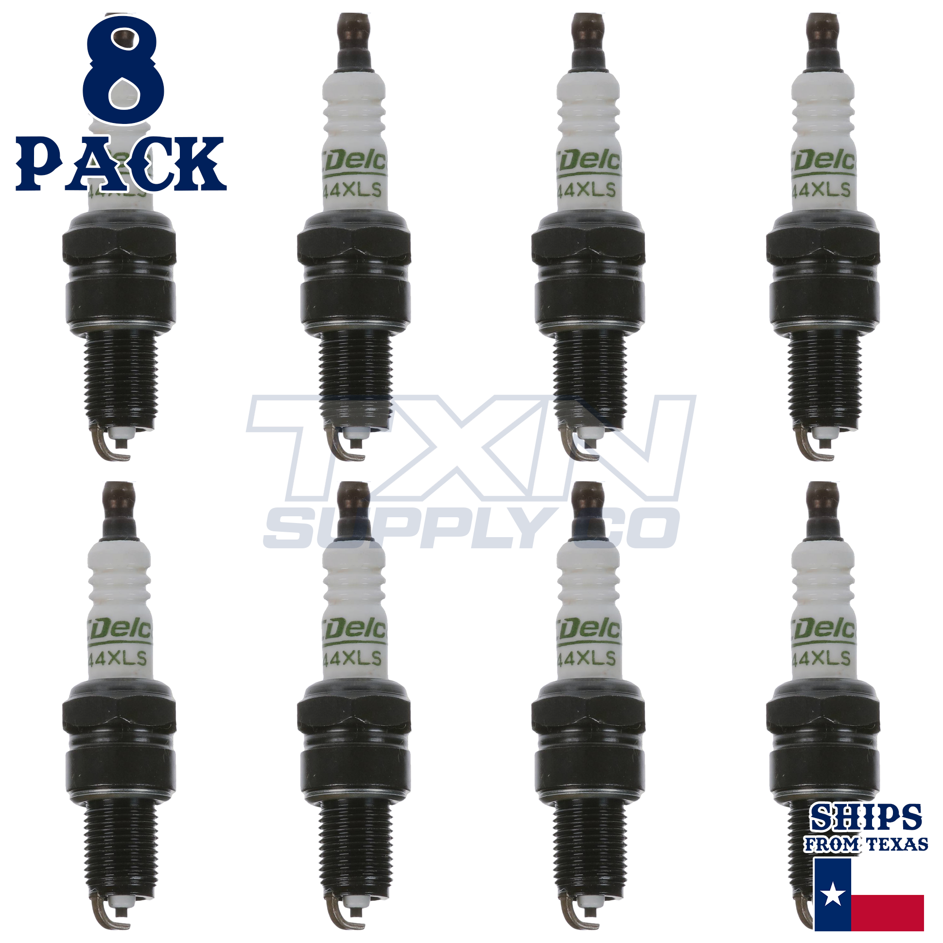 ACDelco R44XLS Copper Spark Plug - 8 Pack - 19354422GM OEM - Image 1