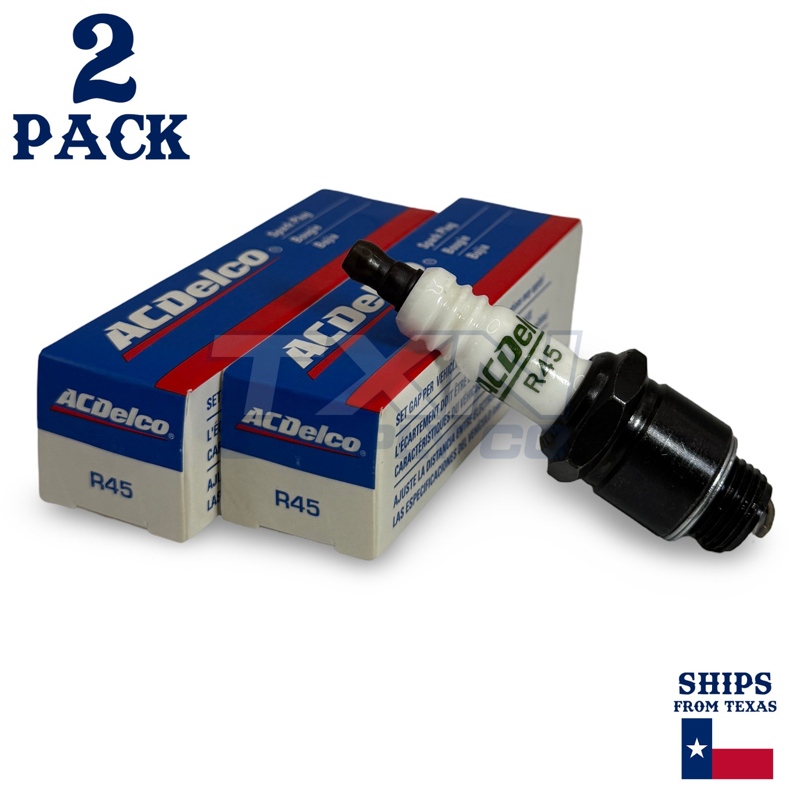 ACDelco GM R45 Conventional Spark Plug - 2 Pack