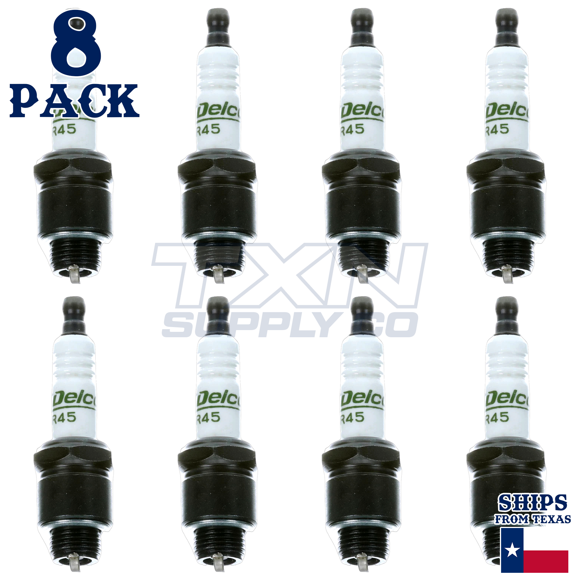 ACDelco R45 Copper Spark Plug - 8 Pack - 19354428 GM OEM - Image 2