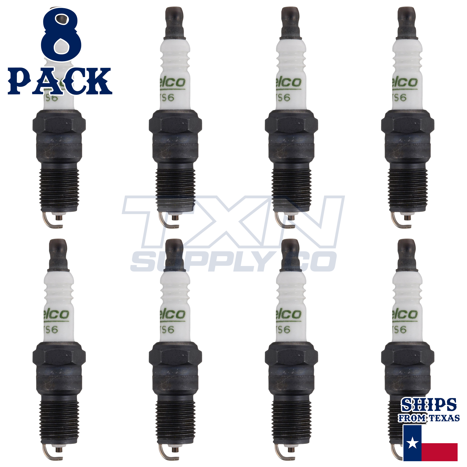 ACDelco R45LTS6 Spark Plugs 8 Pack - Image 1