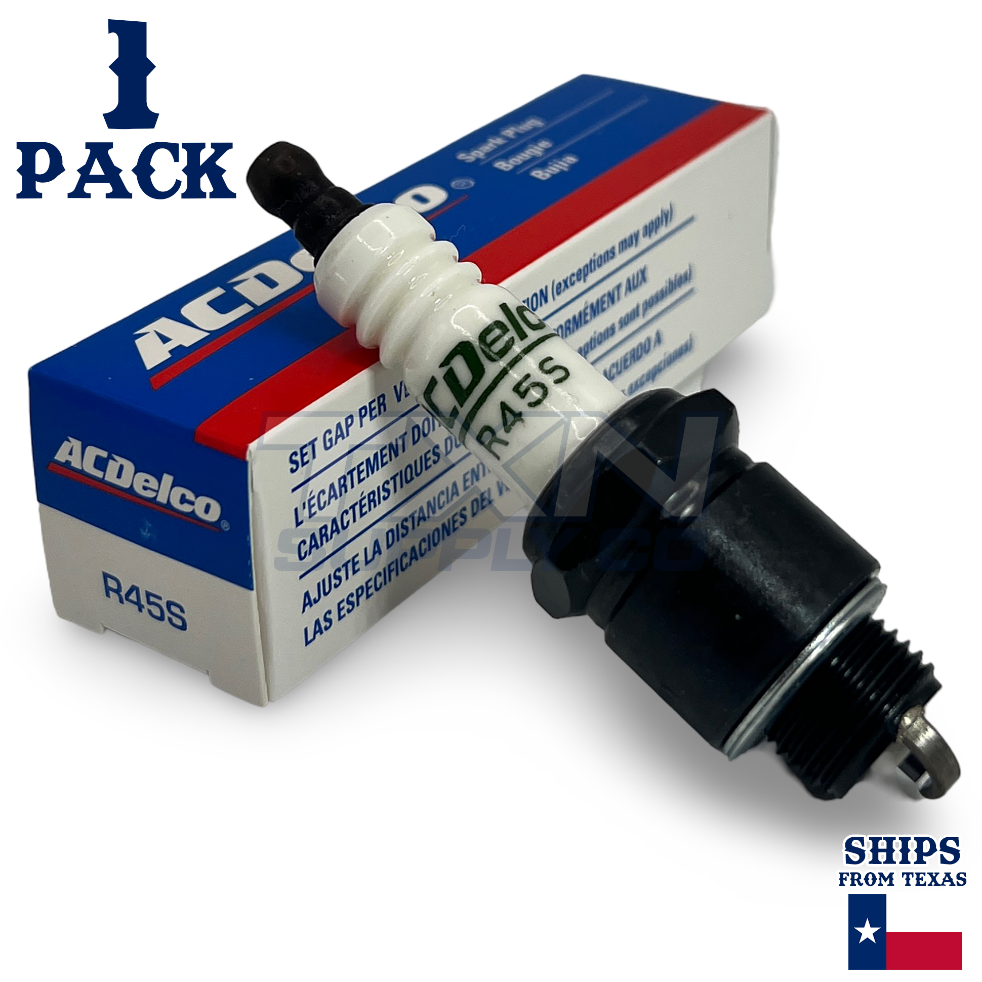 1 Pack Genuine GM ACDelco R45S Spark Plugs 19362366 - Image 1