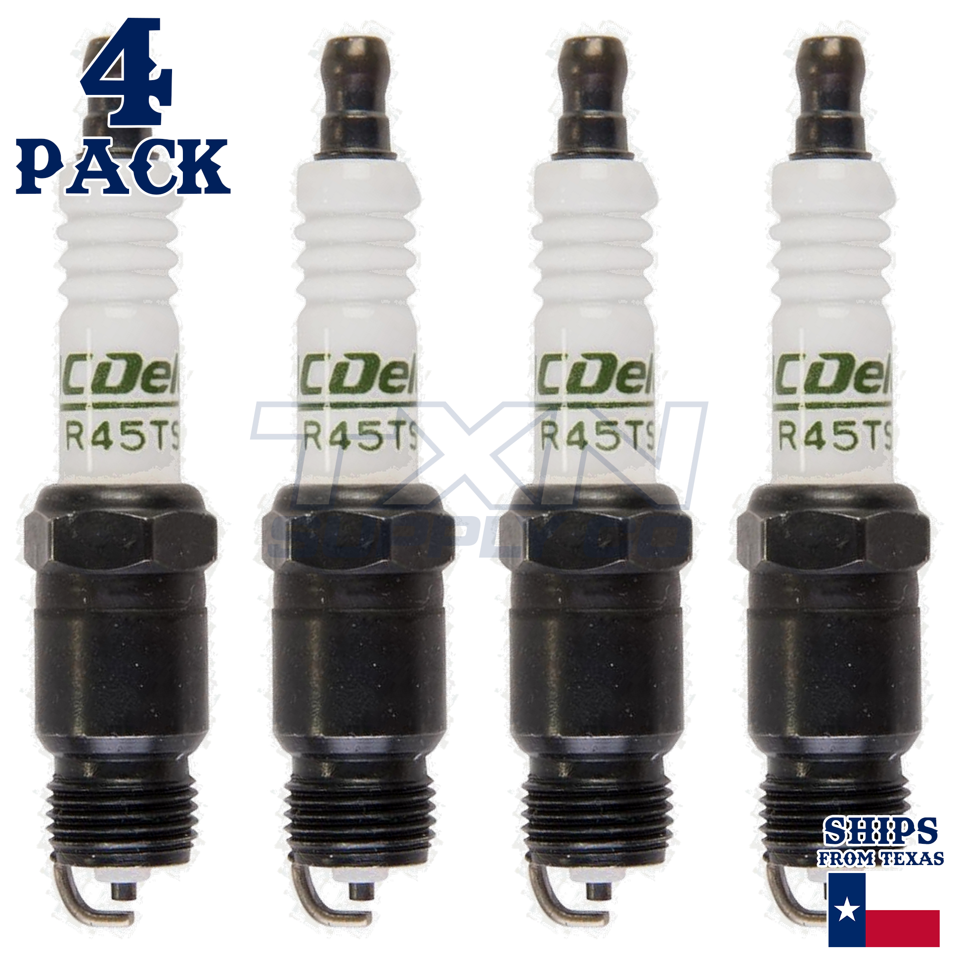 ACDelco R45TS Copper Spark Plug - 4 Pack - 19354415 GM OEM - Image 2