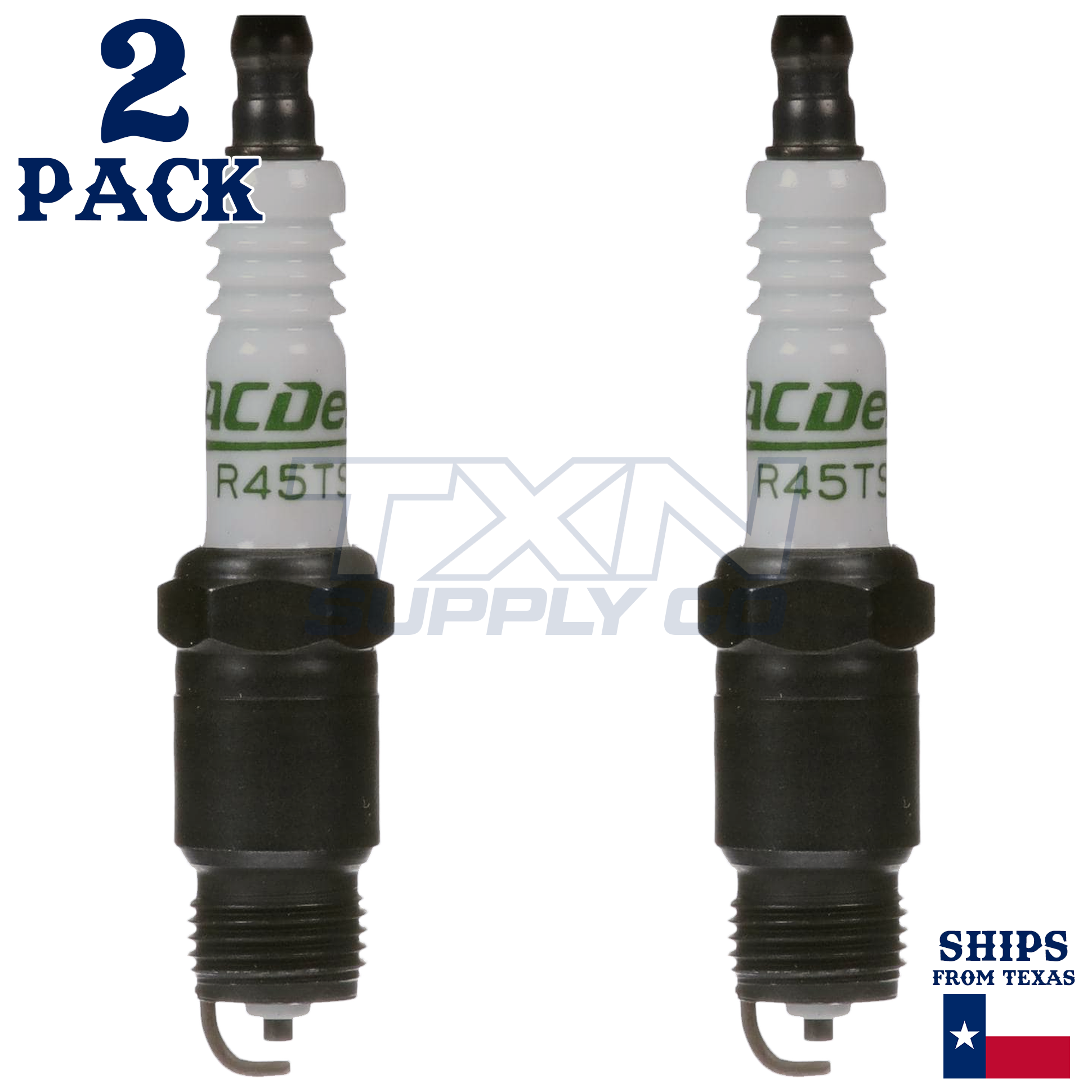 ACDelco R45TSX Spark Plugs 2 Pack - Image 1