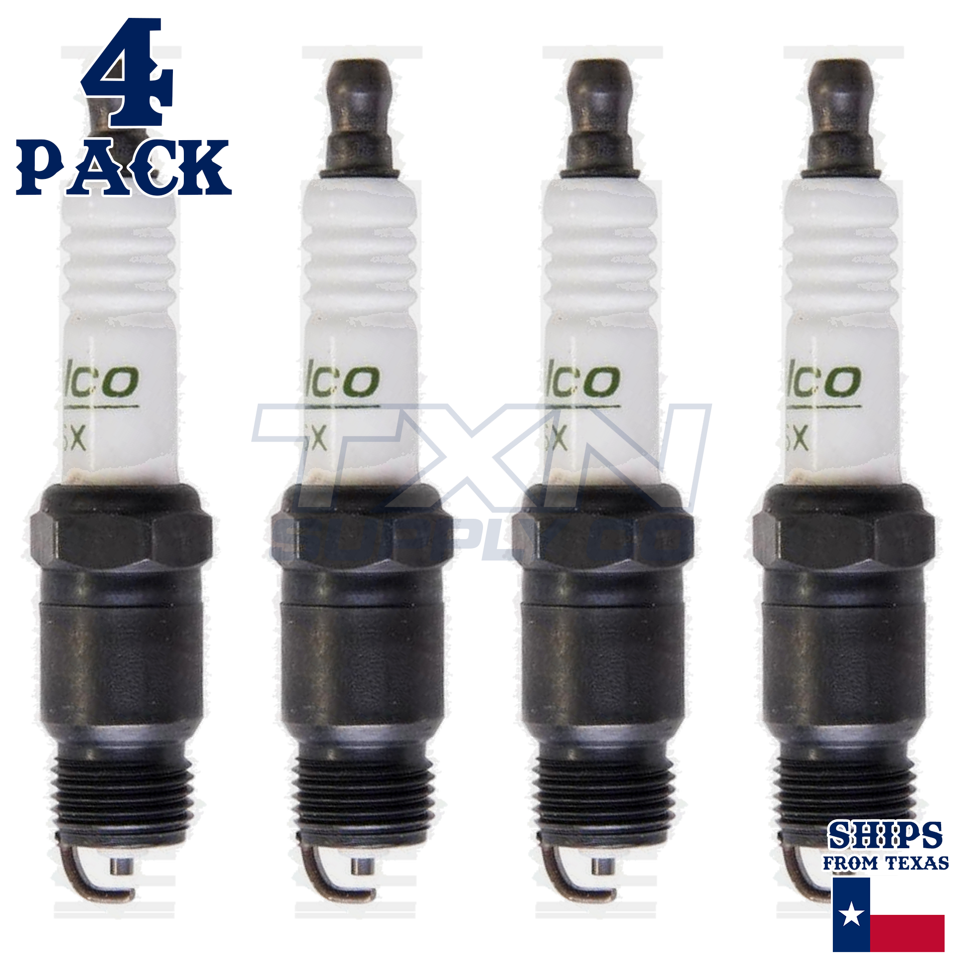 1990-1993 Chevrolet Llv 2.5L ACDelco Spark Plugs - 4 Pack - Image 2