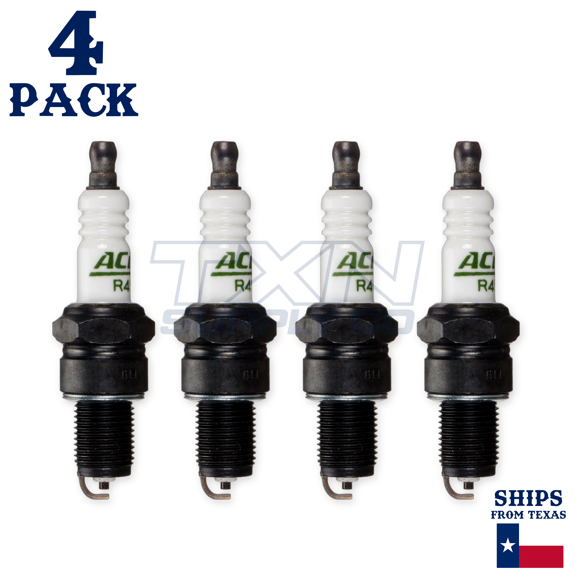 ACDelco R45XLS Copper Spark Plug - 4 Pack - 19382850 GM OEM - Image 2