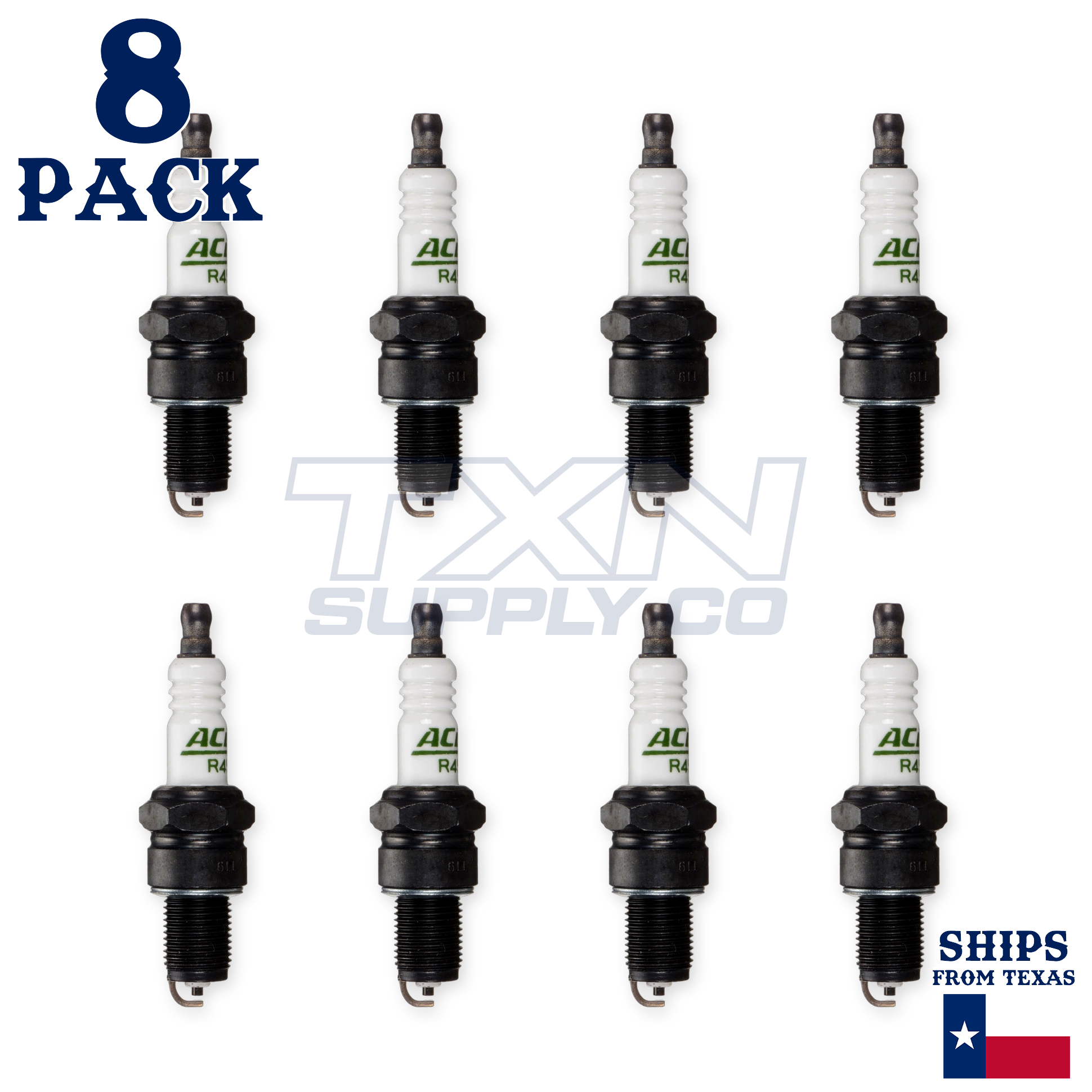 ACDelco R45XLS Copper Spark Plug - 8 Pack - 19382850 GM OEM - Image 2