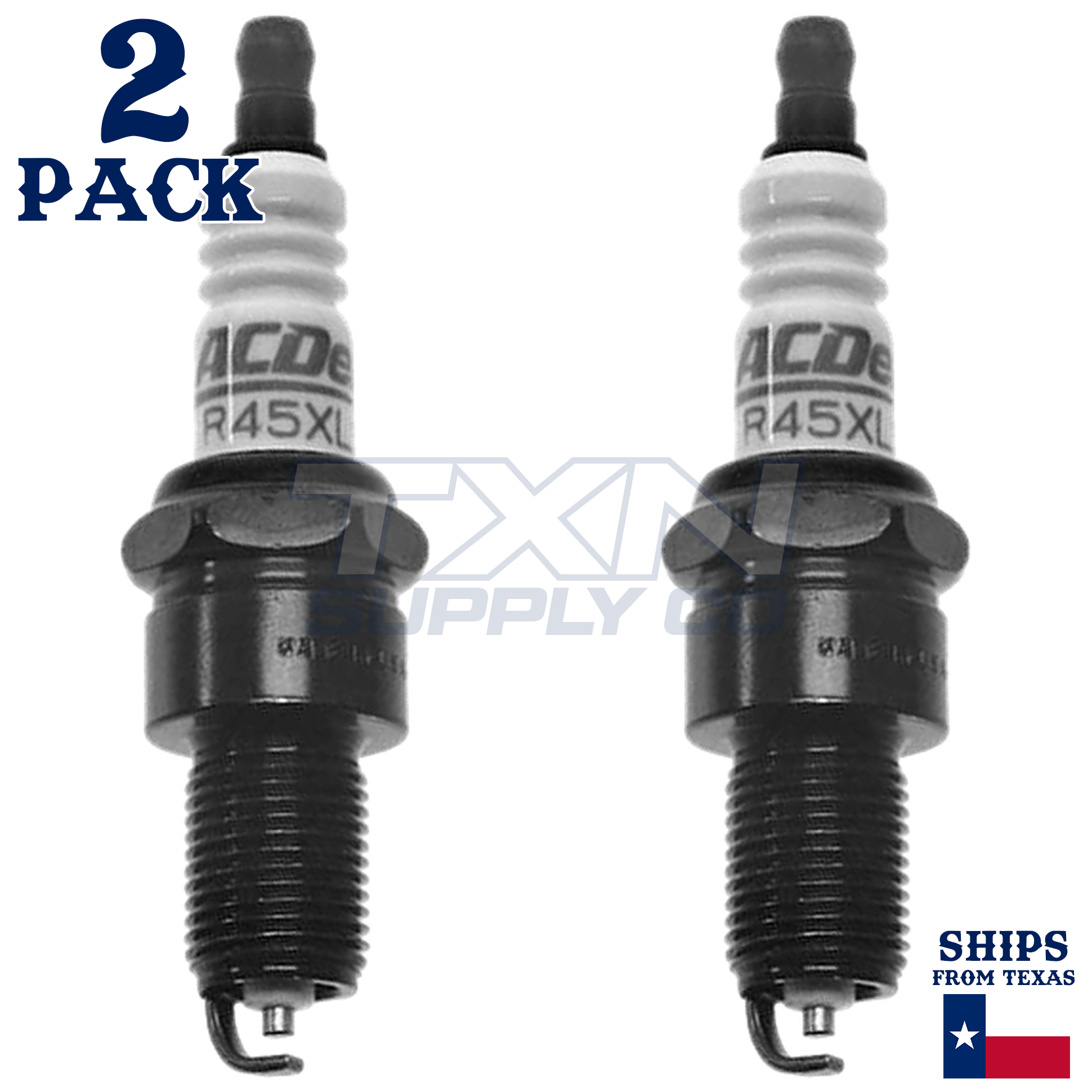 ACDelco R45XLS6 Spark Plugs 2 Pack - Image 1
