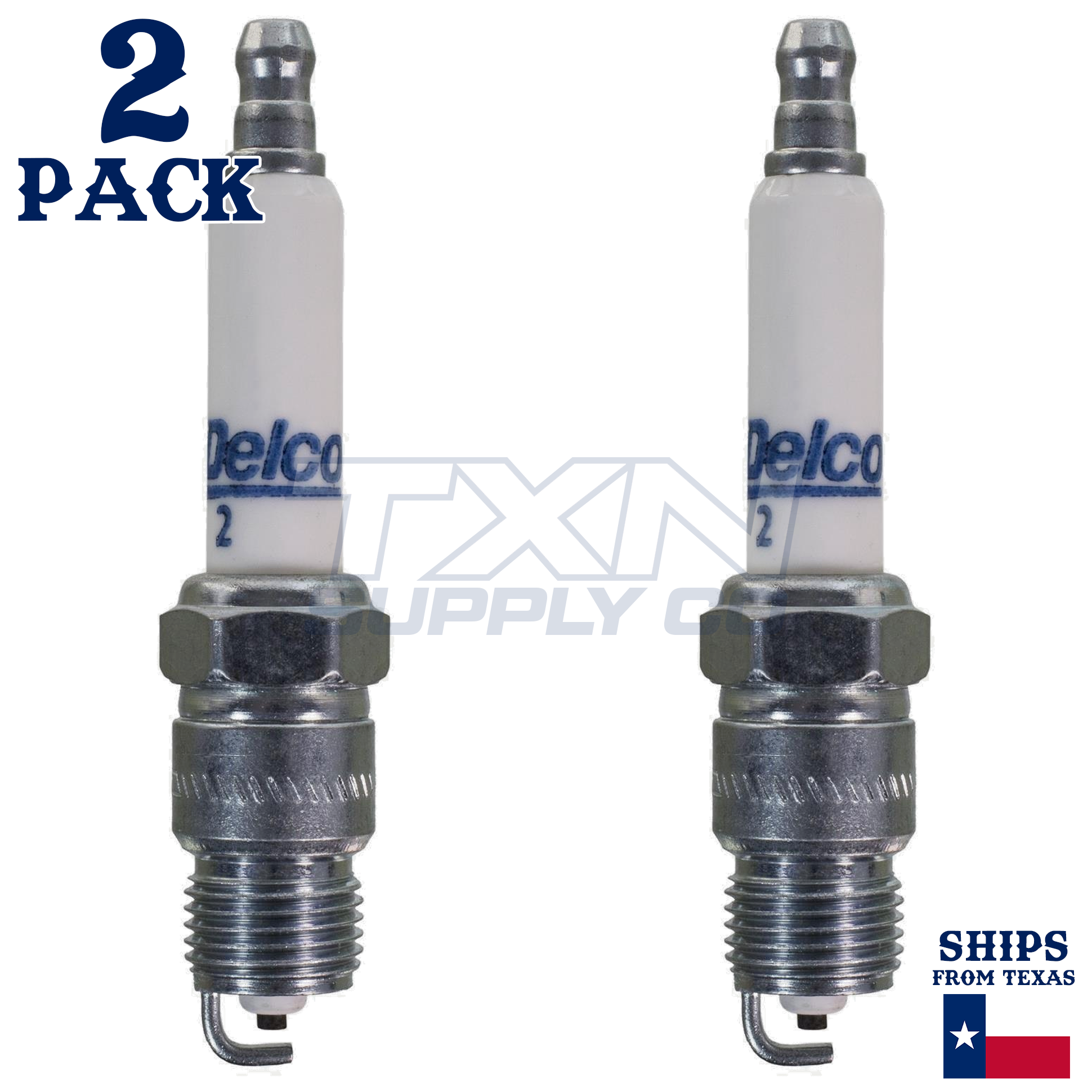 2 Pack GM ACDelco #2 RAPIDFIRE Platinum Spark Plugs 19307138 - Image 2