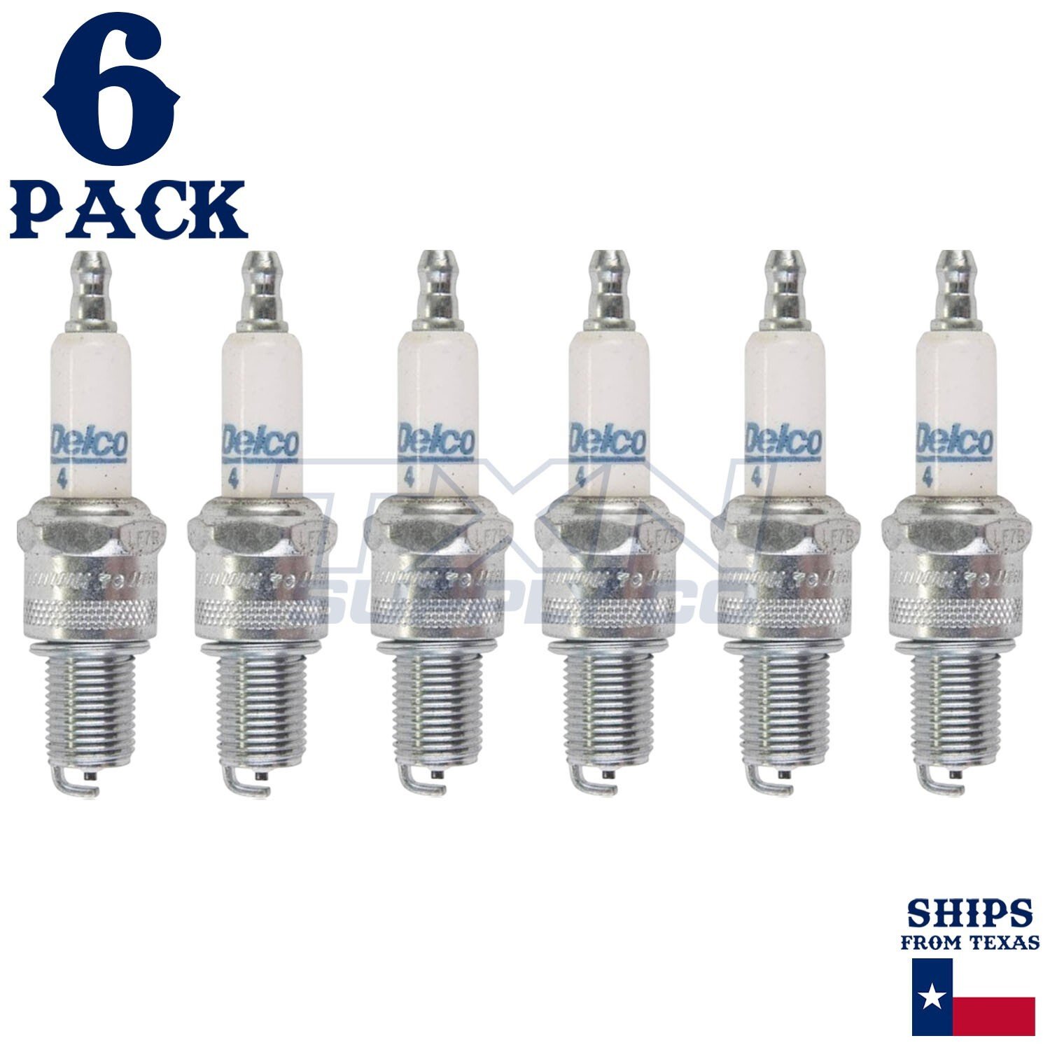 6 Pack GM ACDelco RAPIDFIRE #4 Platinum Spark Plugs 19307141