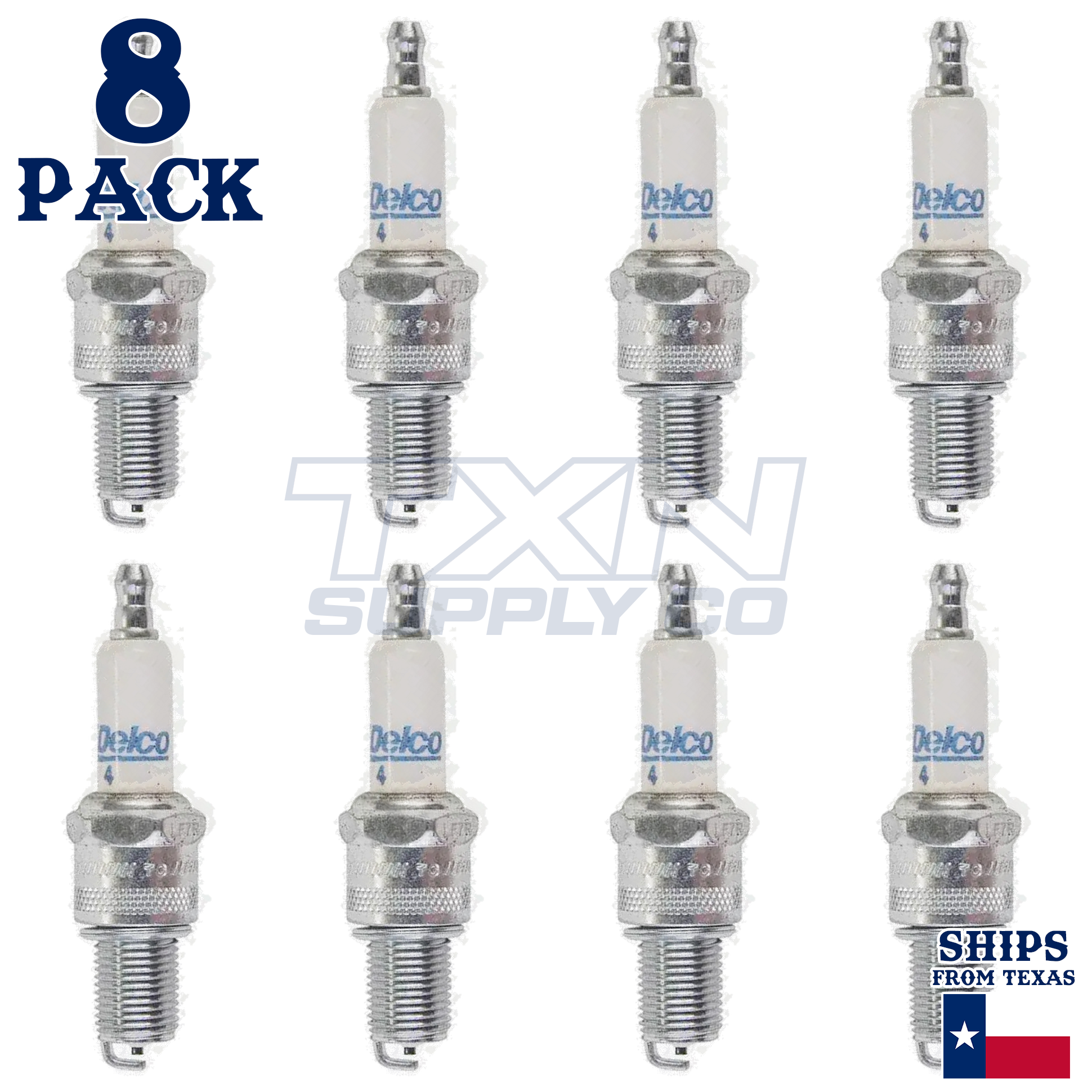 8 Pack GM ACDelco RAPIDFIRE #4 Platinum Spark Plugs 19307141 - Image 2