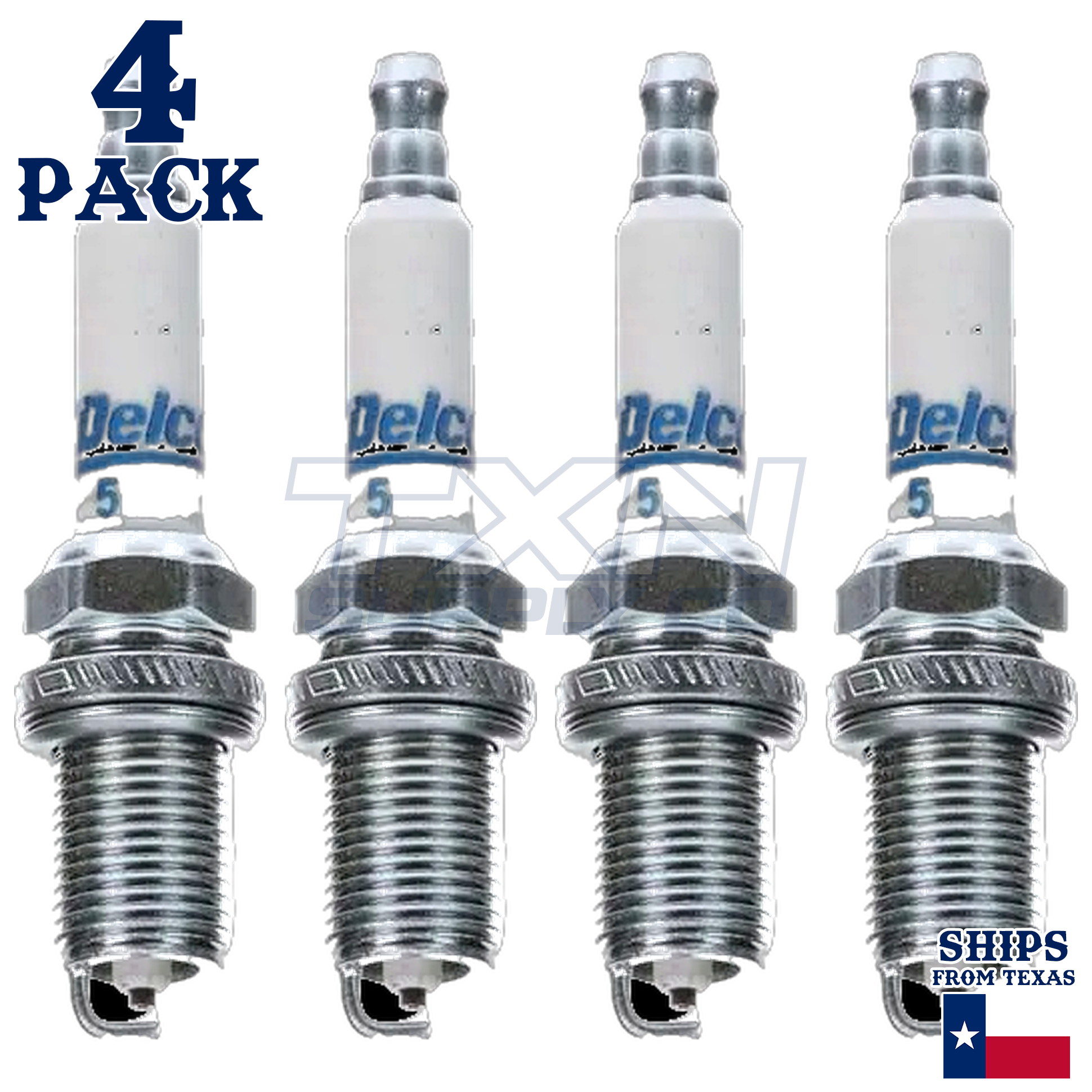 4 Pack ACDelco Platinum Spark Plugs 1997 for Ford Festiva 1.5L - Image 2