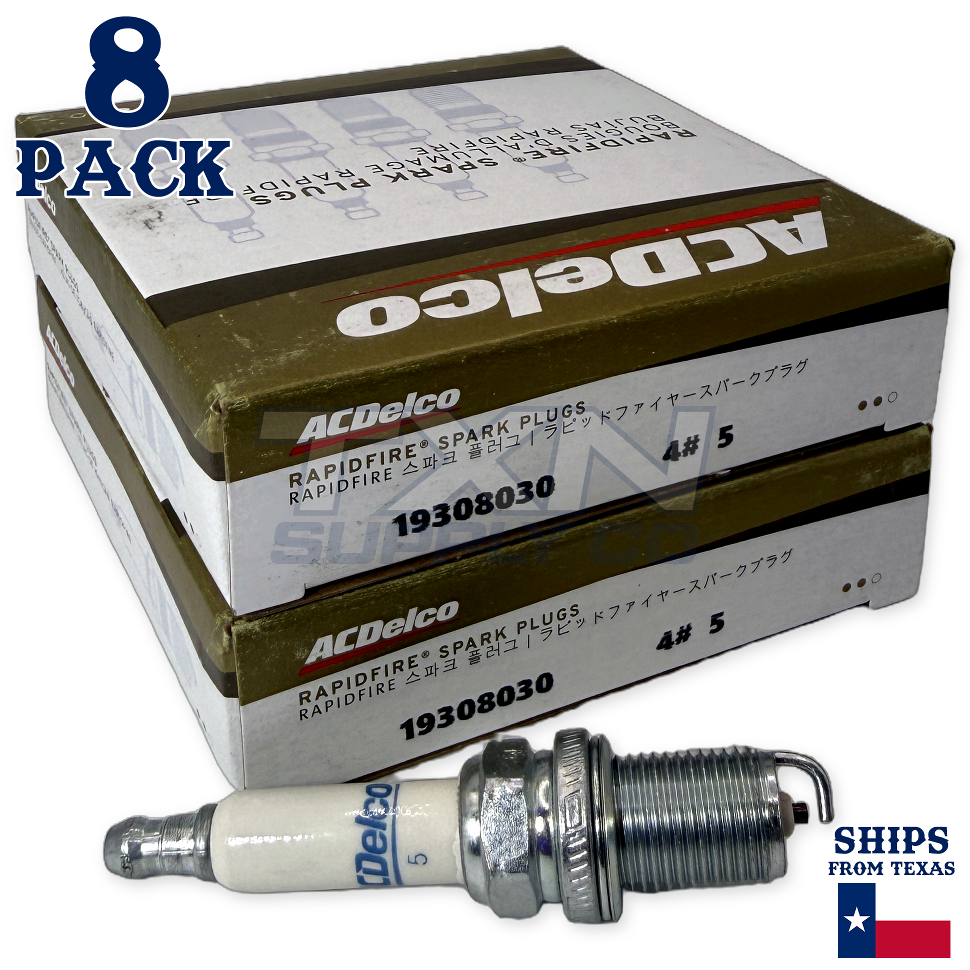 8 Pack ACDelco Platinum Spark Plugs 1997-2003 for Jaguar XJR 4.0L - Image 1