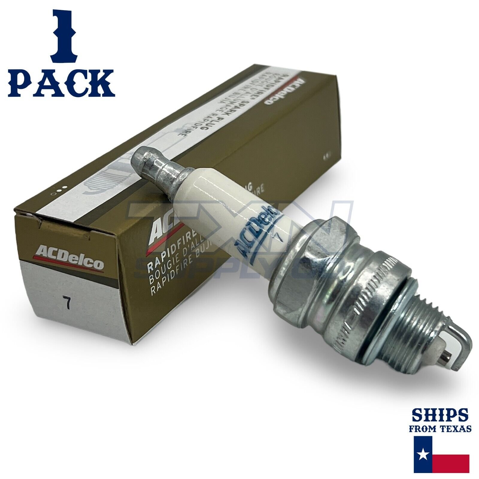 1 Pack GM ACDelco RAPIDFIRE #7 Platinum Spark Plugs 19360569 - Image 1