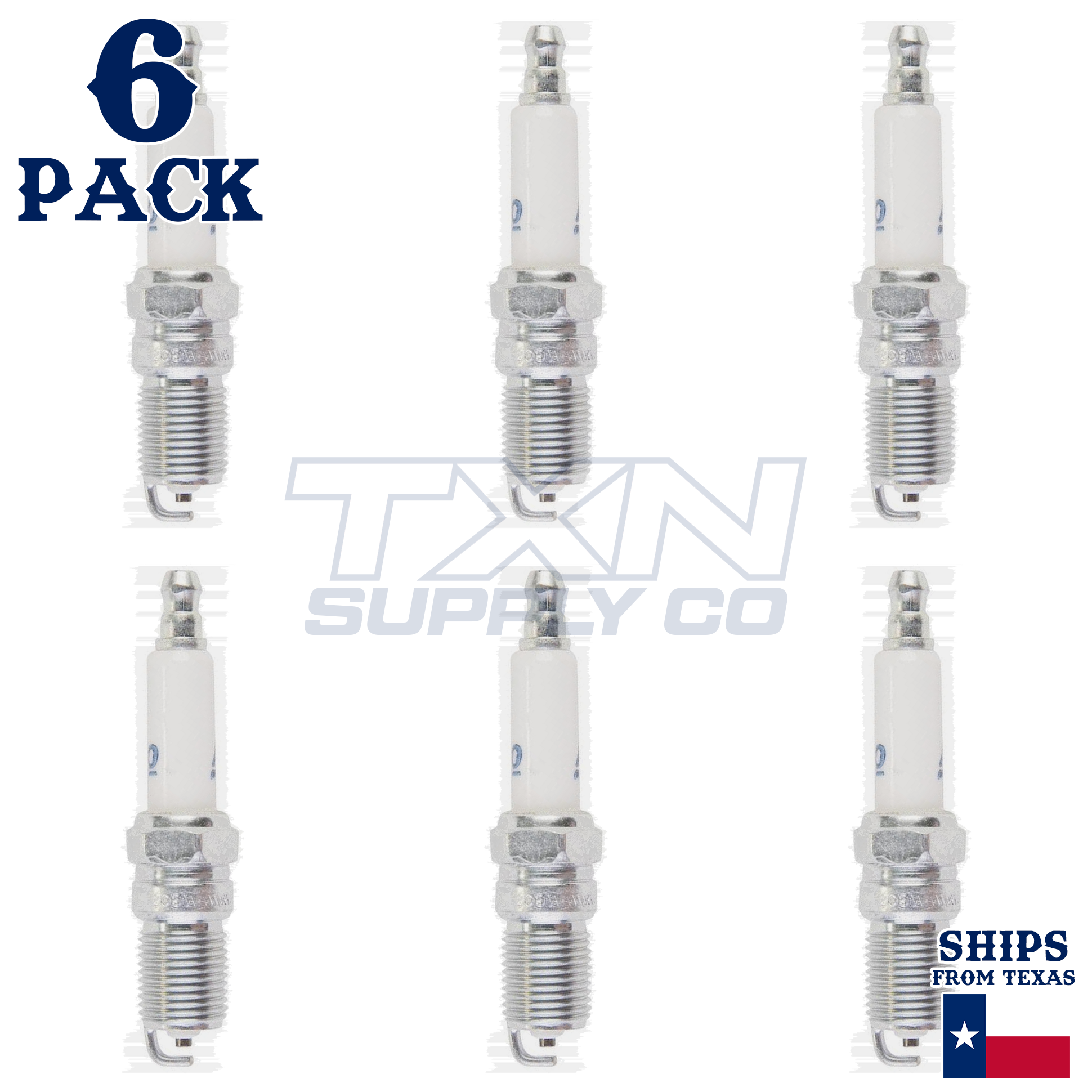 1985-1987, 1995-1998 Pontiac Grand Am 3.0L ACDelco Spark Plugs - 6 Pack - Image 2