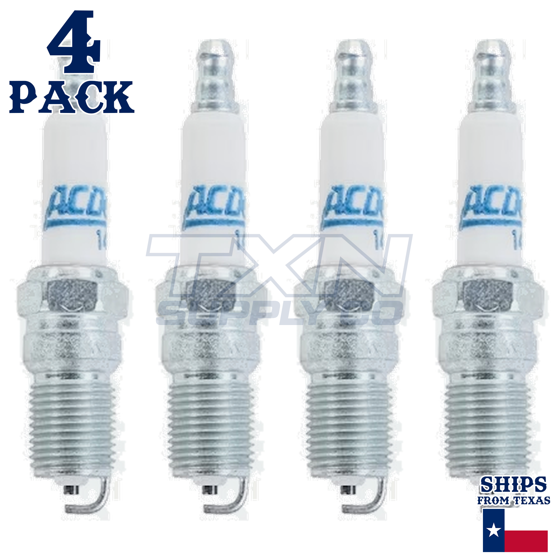 4 Pack GM ACDelco #14 RAPIDFIRE Platinum Spark Plugs 19308033 - Image 2