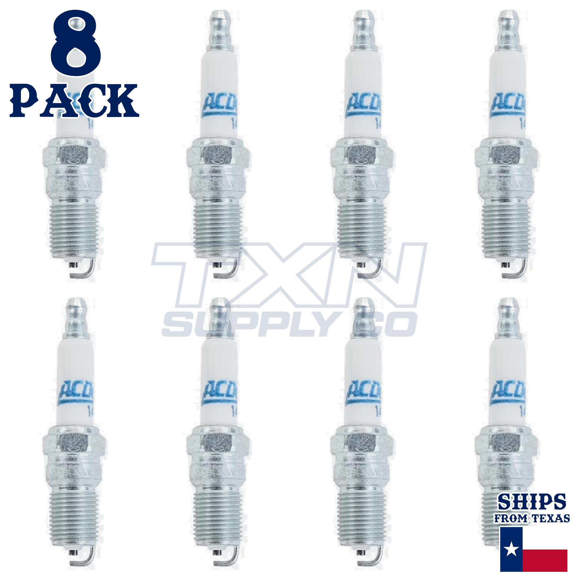 8 Pack ACDelco Platinum Spark Plugs 1999-2000 for Ford Fairlane 5.0L - Image 1