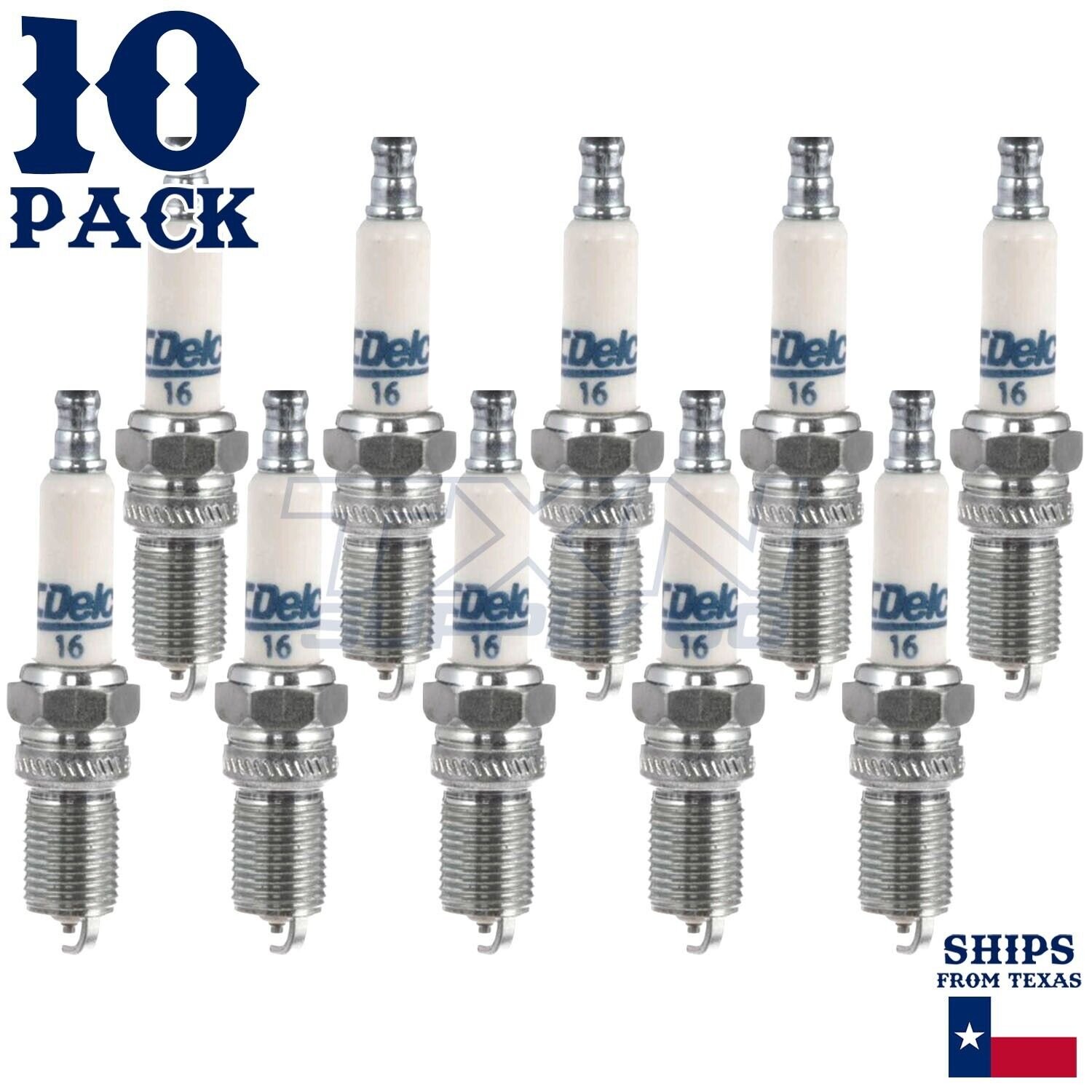 10 Pack GM ACDelco #16 RAPIDFIRE Platinum Spark Plugs