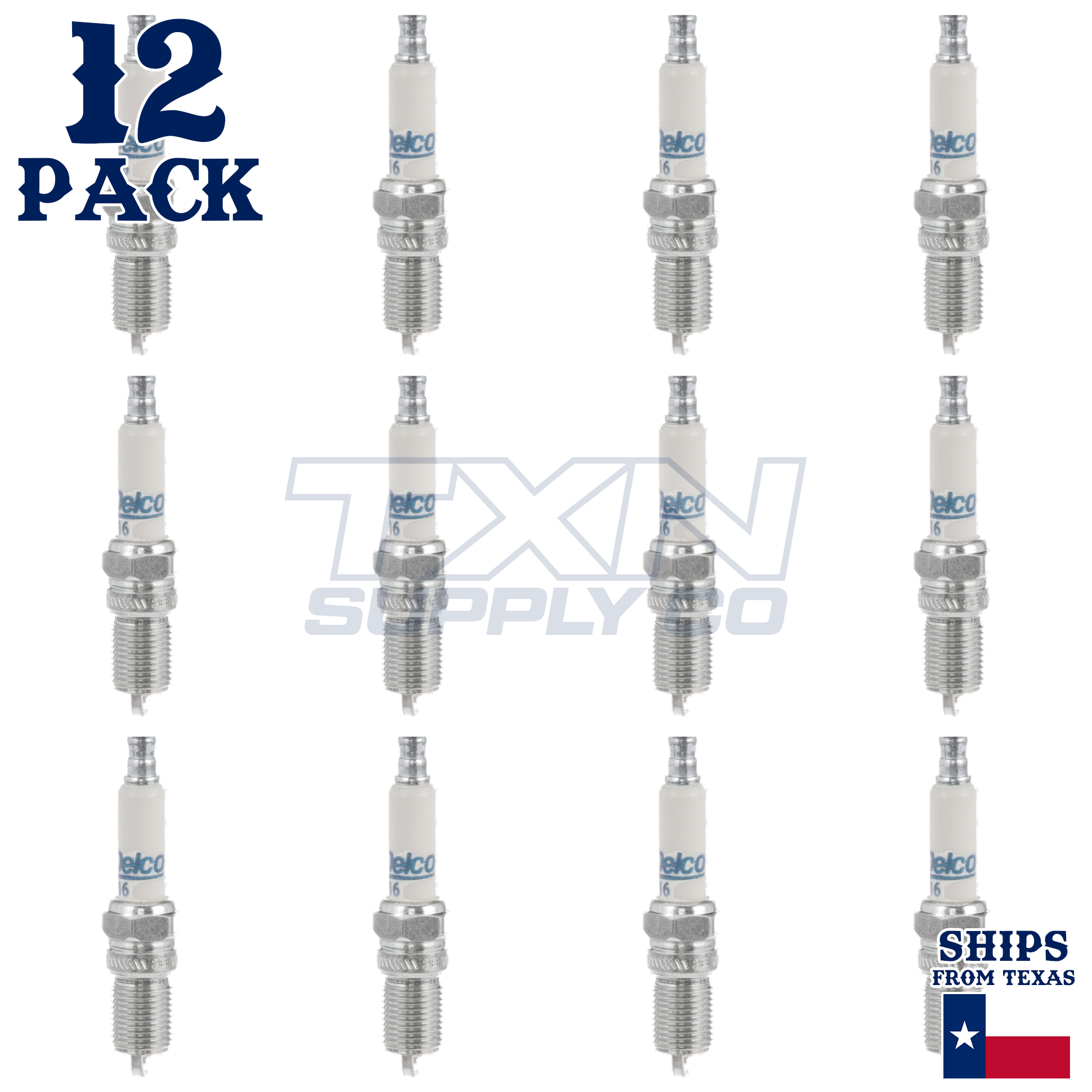 12 Pack GM ACDelco #16 RAPIDFIRE Platinum Spark Plugs - Image 1