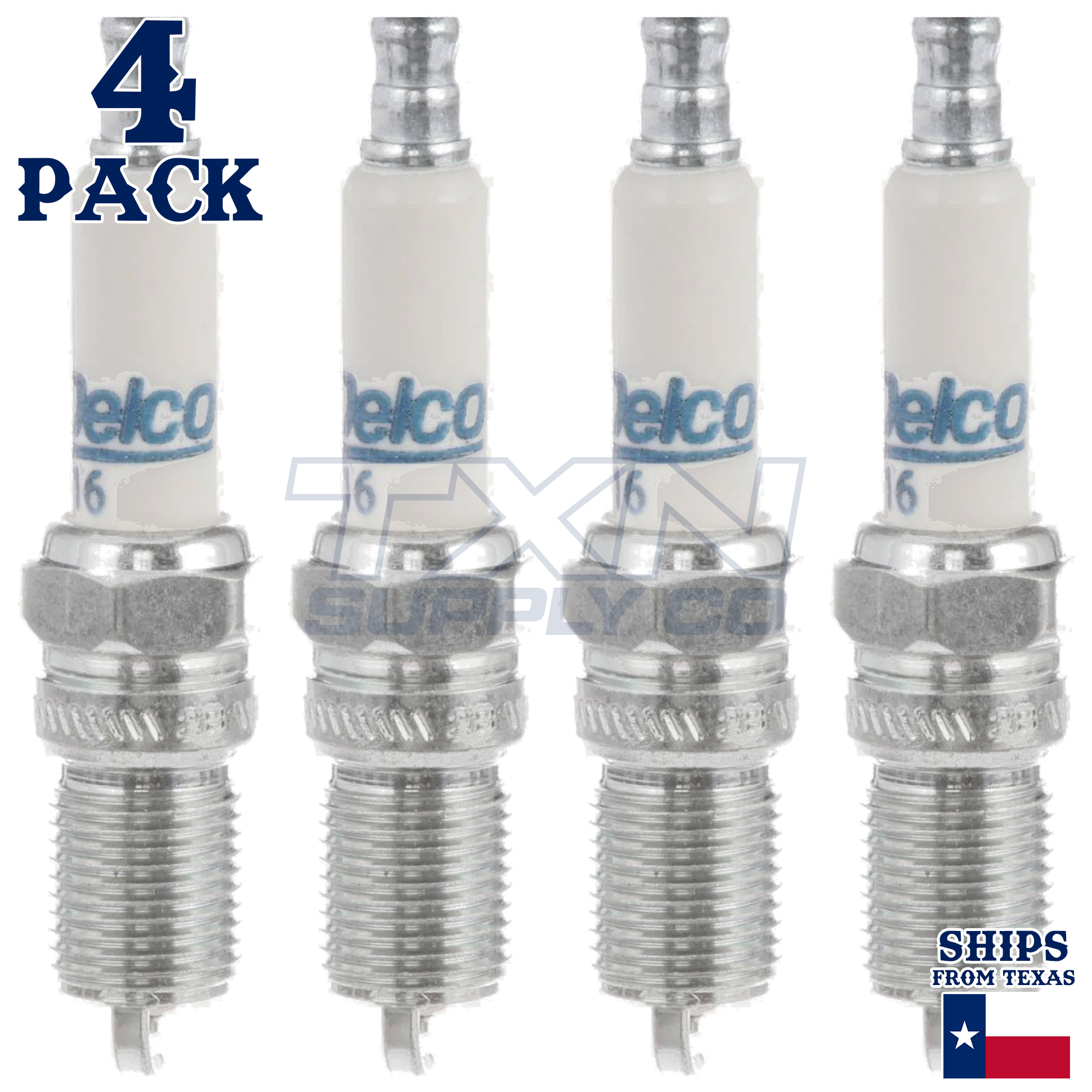 4 Pack GM ACDelco #16 RAPIDFIRE Platinum Spark Plugs - Image 1