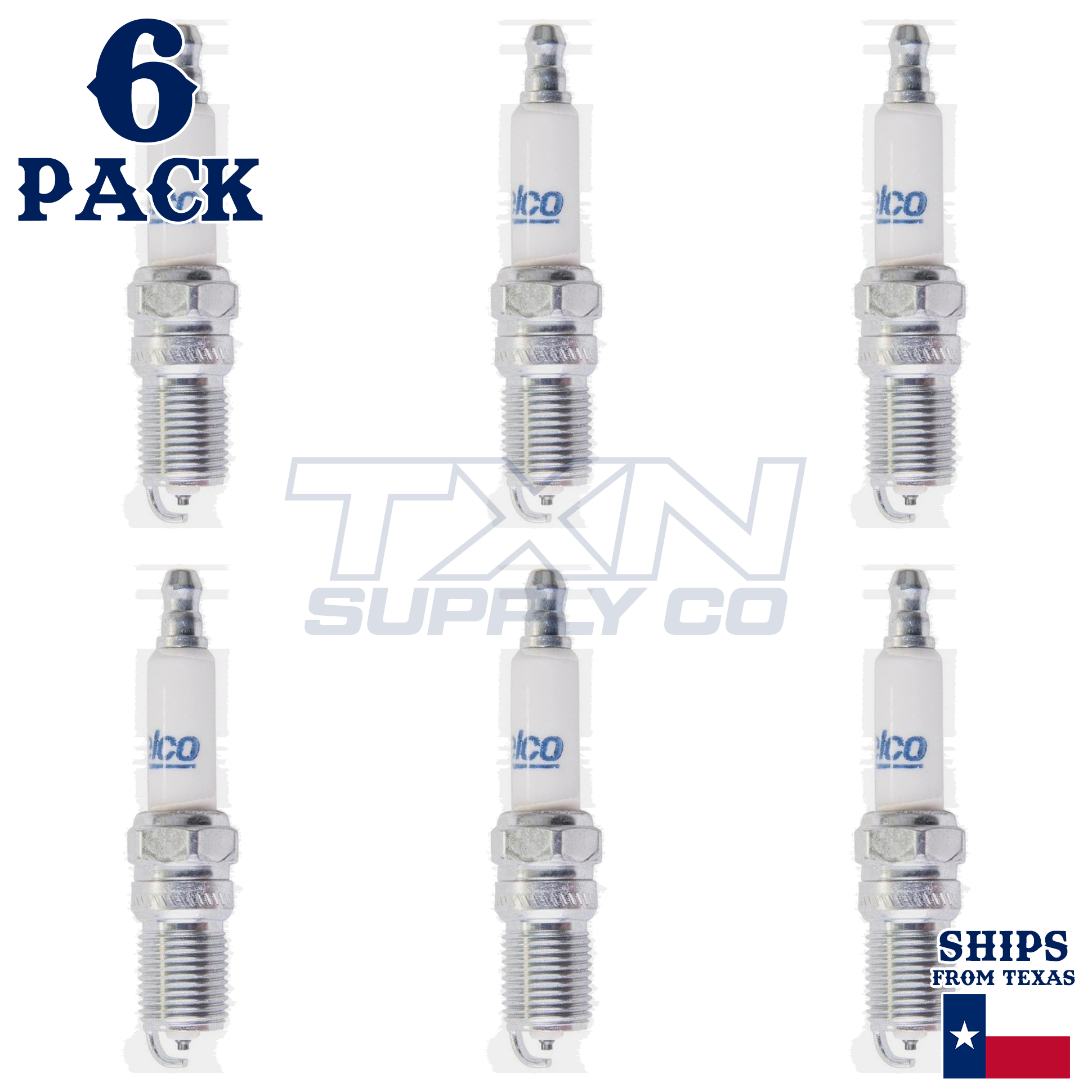 6 Pack GM ACDelco #16 RAPIDFIRE Platinum Spark Plugs - Image 1