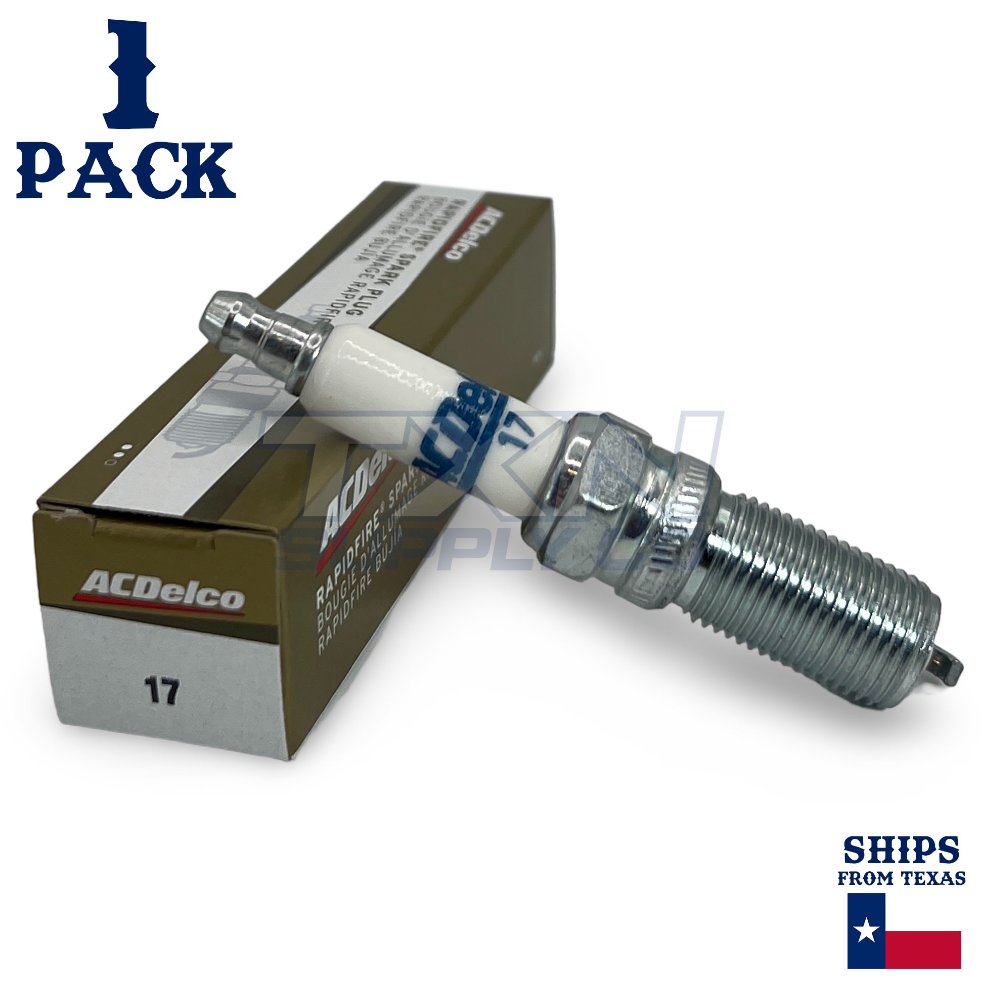 1 Pack GM ACDelco #17 RAPIDFIRE Platinum Spark Plug - Image 1