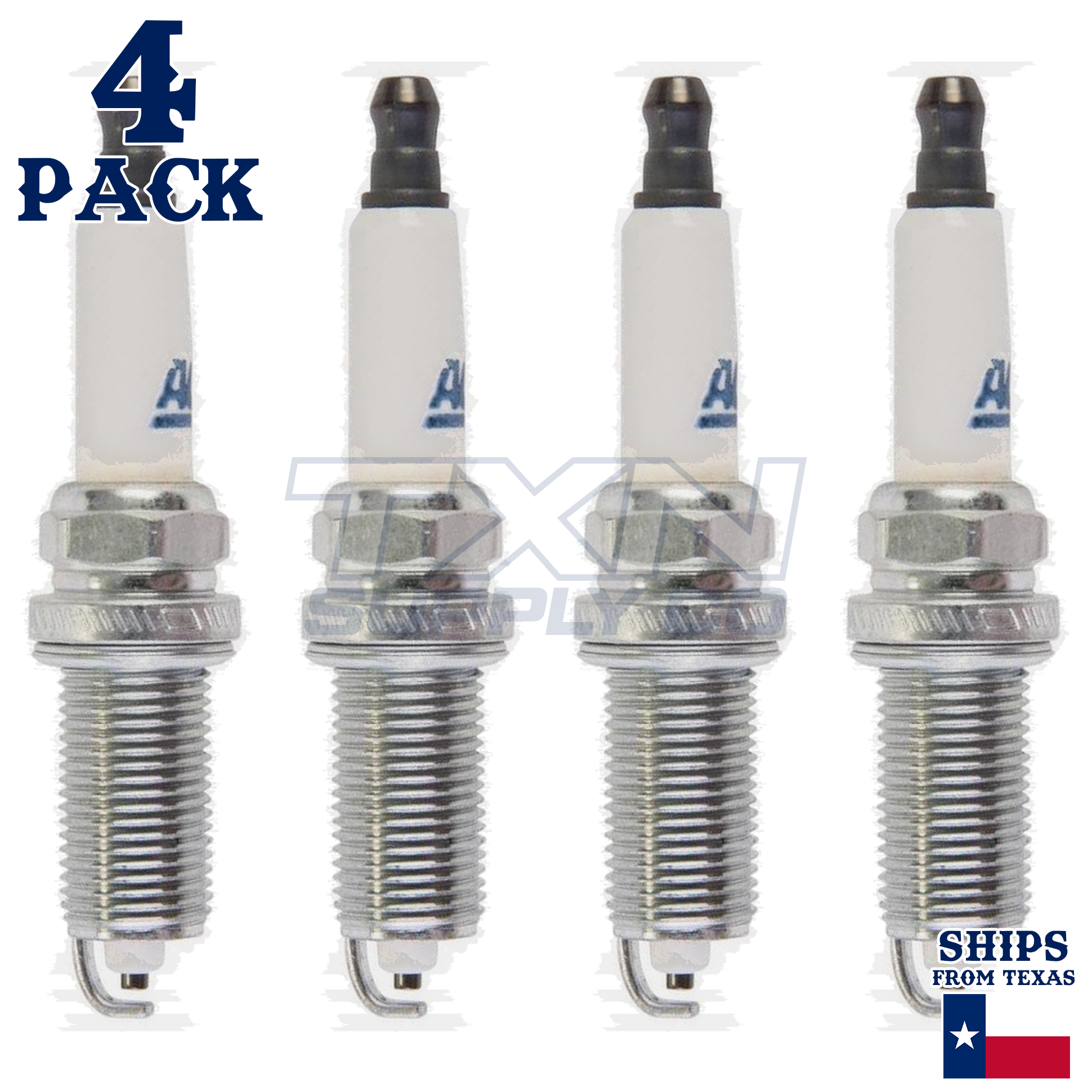 4 Pack GM ACDelco #20 RAPIDFIRE Platinum Spark Plugs 19323045 - Image 2